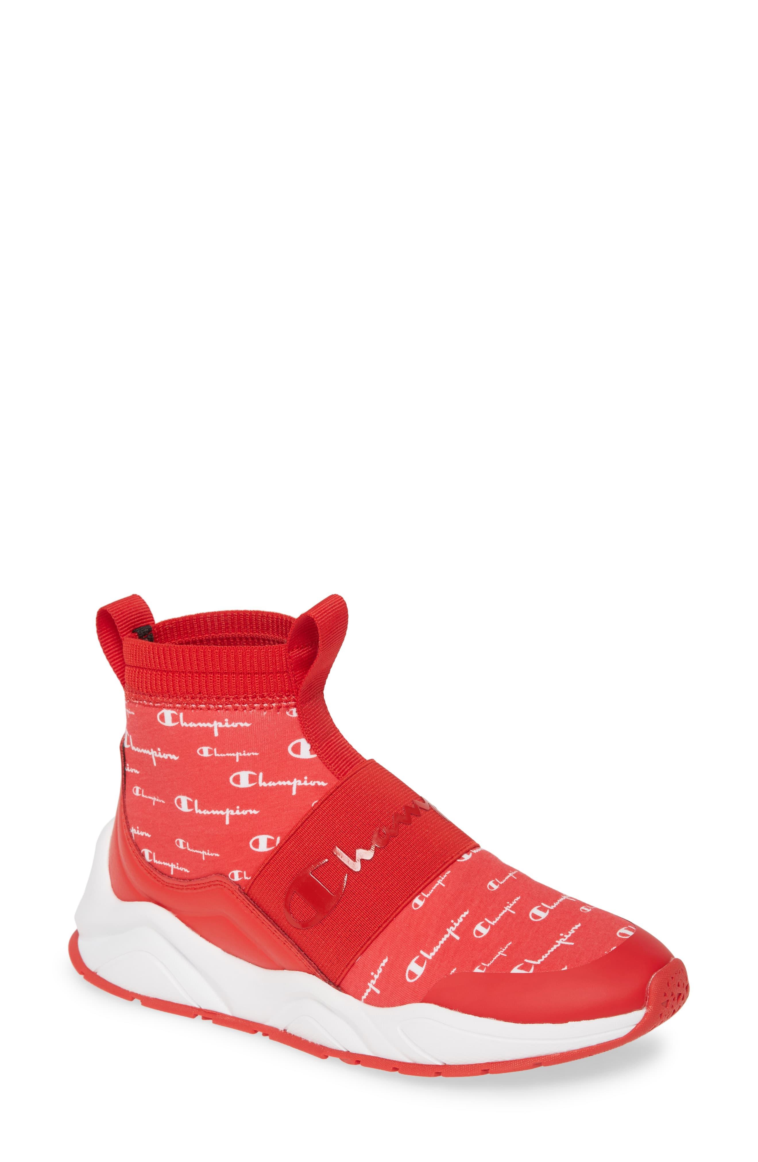 red champion sock shoes