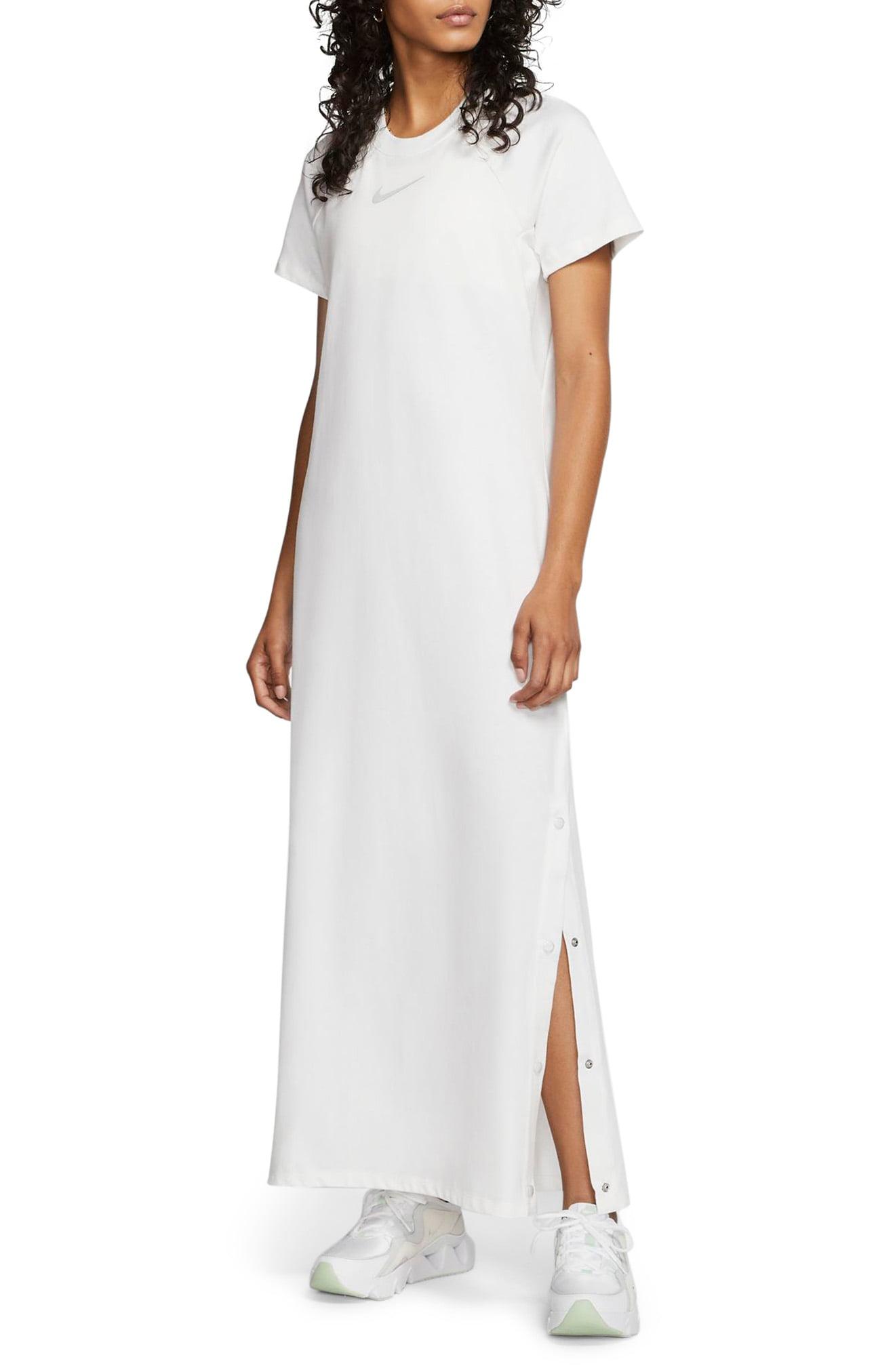all white nike dress