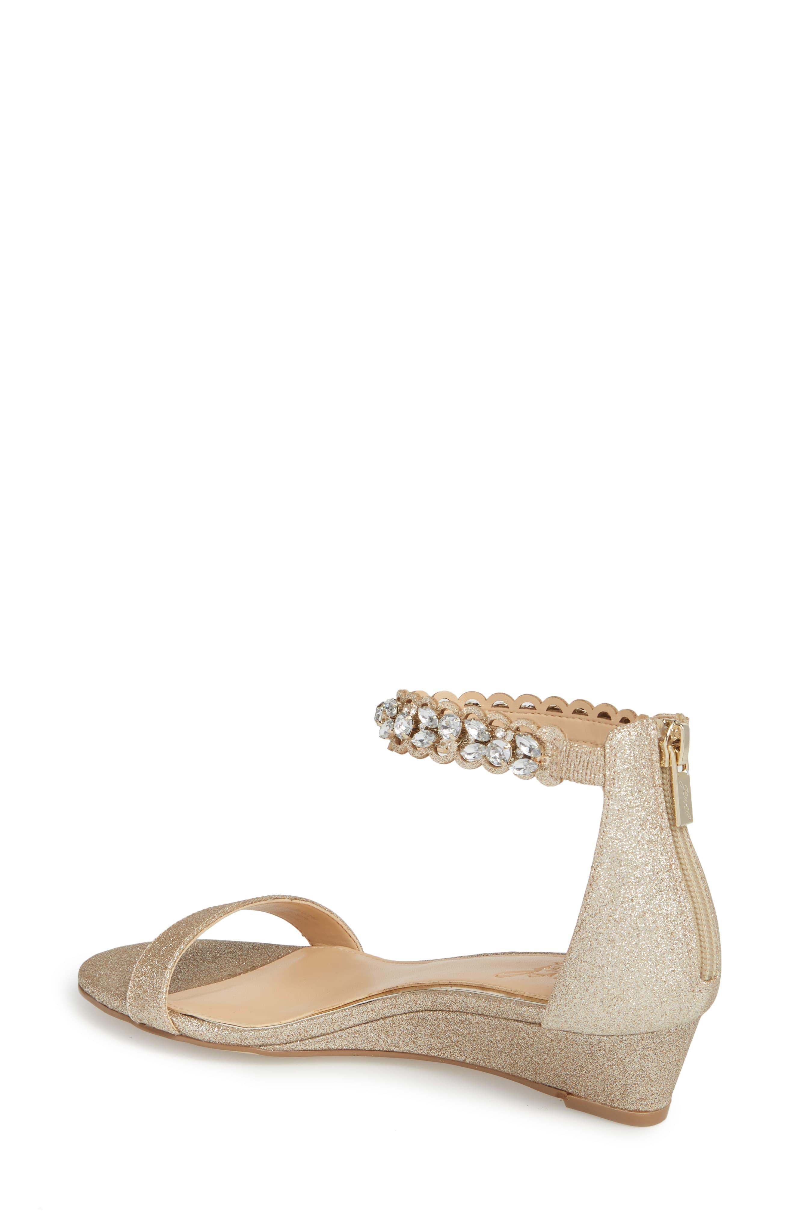 badgley mischka low wedge