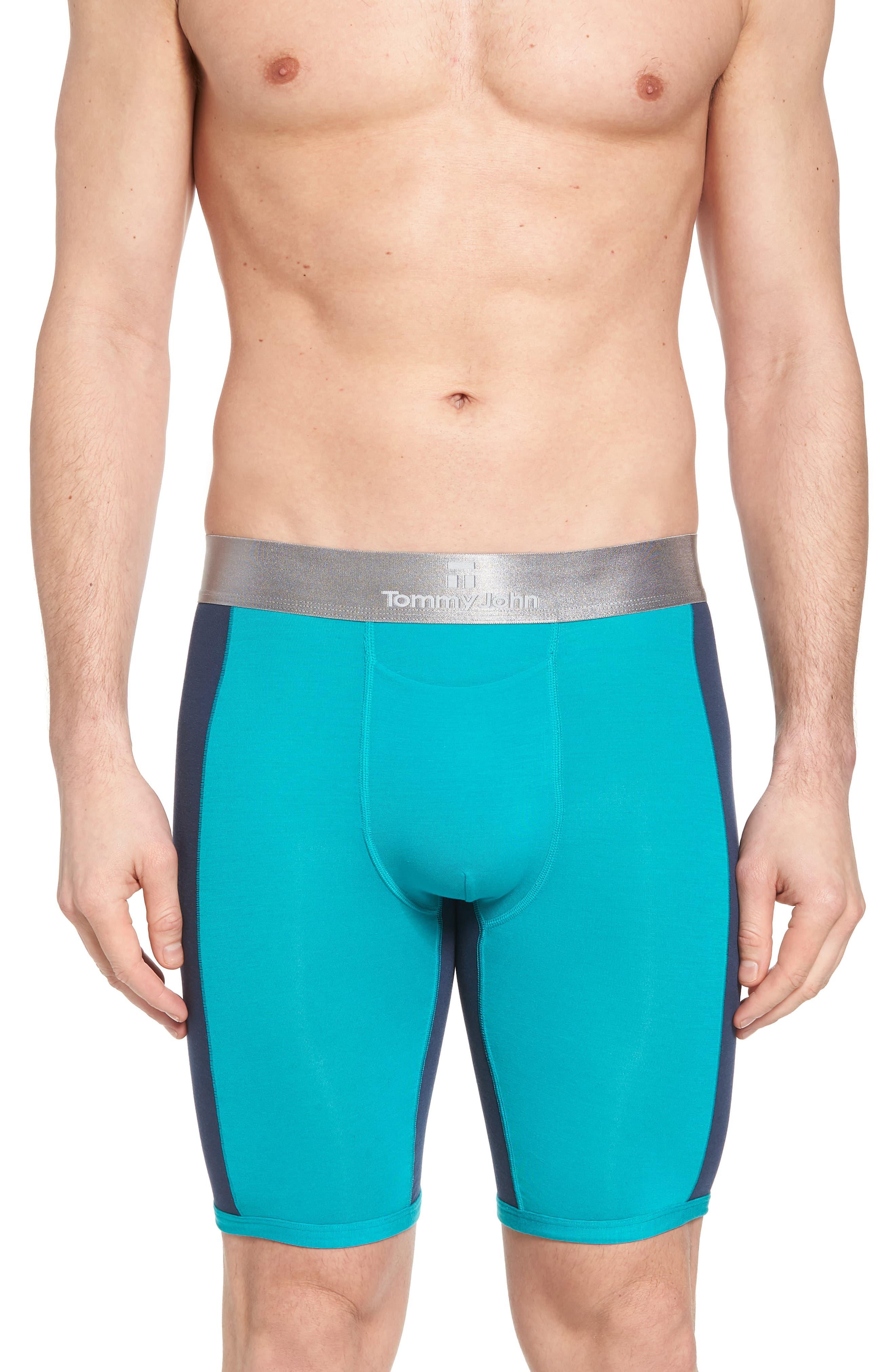 Tommy John Second Skin Boxer Briefs in Blue for Men - Lyst