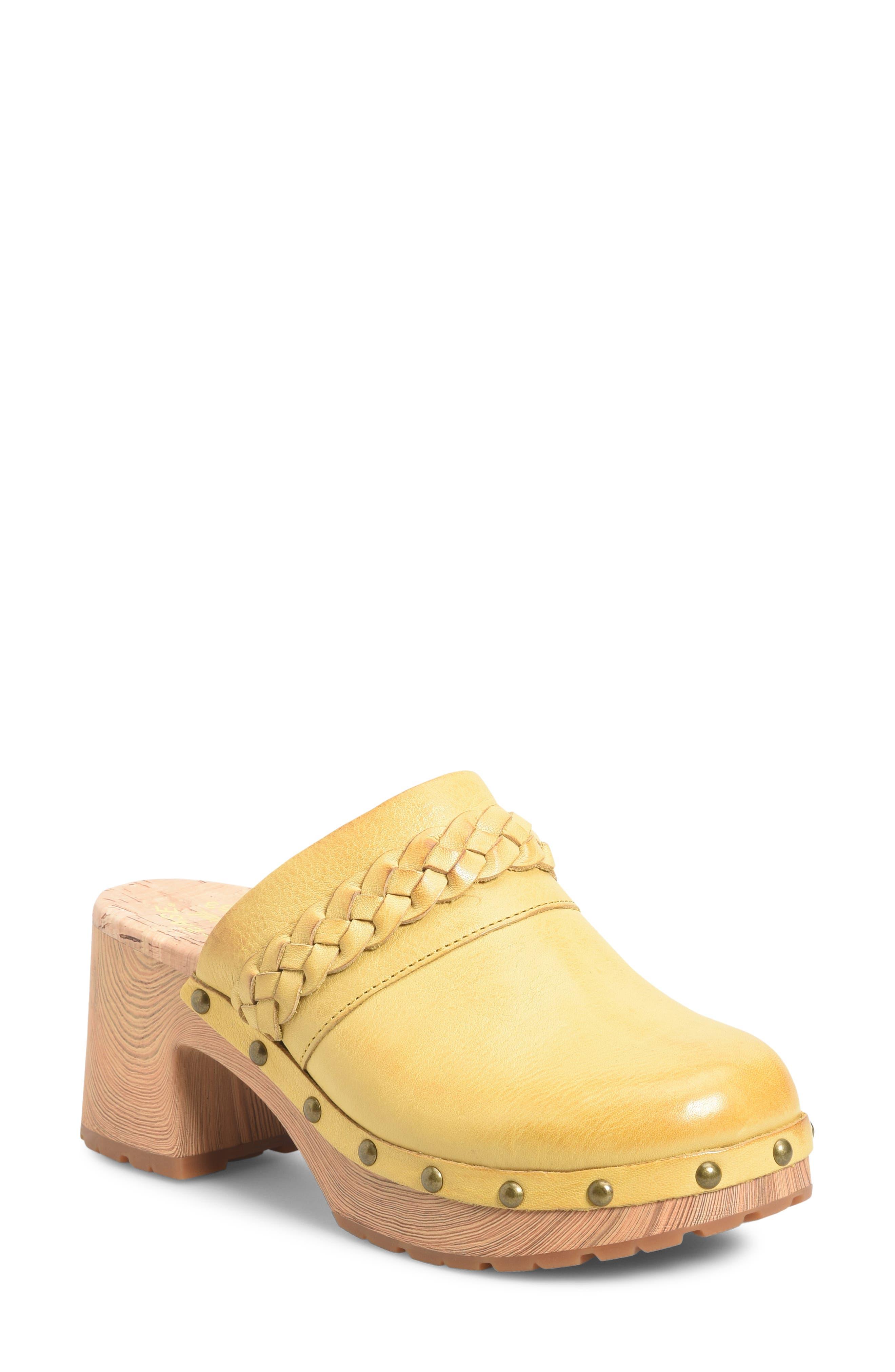 KorkEase Tilly Clog in Yellow Lyst