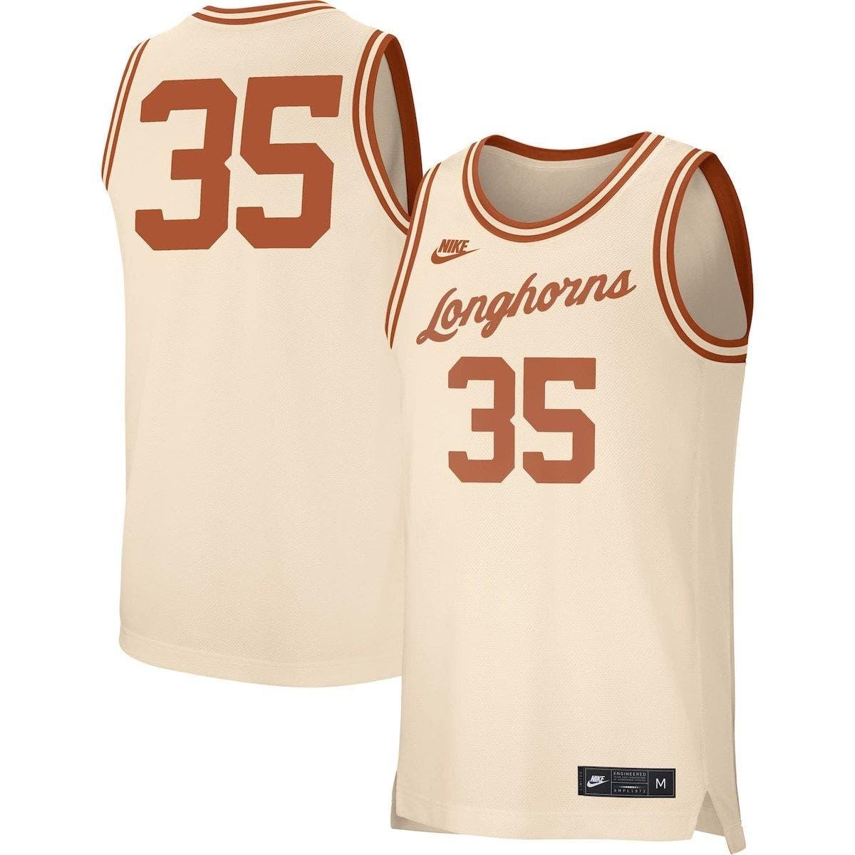 Nike #35 Texas Longhorns Retro Replica Basketball Jersey At Nordstrom in  Natural for Men | Lyst
