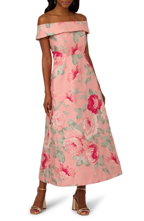 green emerald velvet dress Floral Embroidery Illusion Midi Dress In Ivory Gold