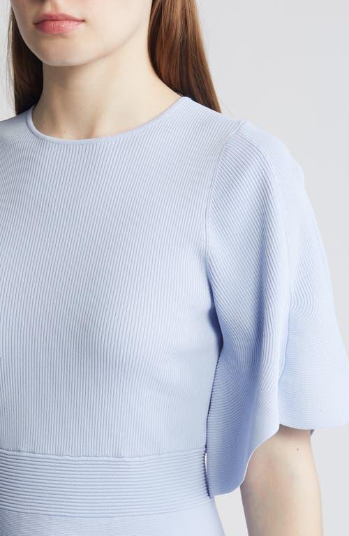 Ted Baker Olivia Rib Fit & Flare Dress in Blue | Lyst