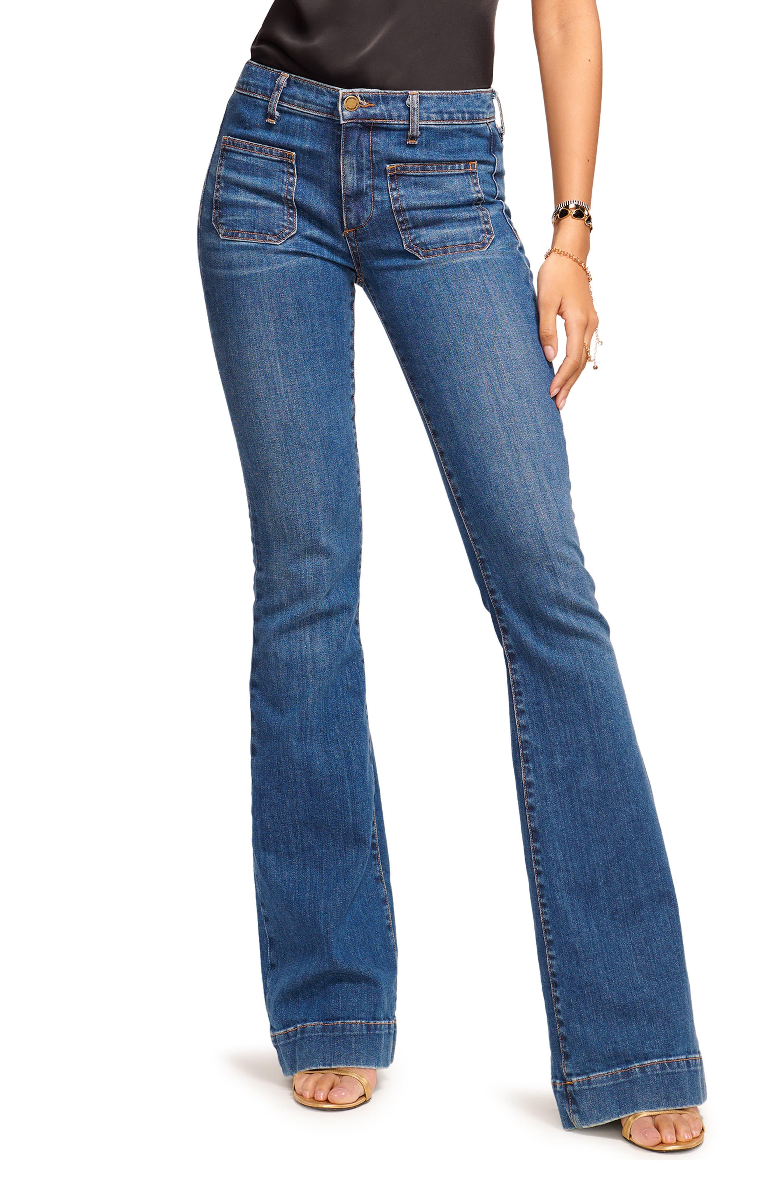 Ramy Brook Women's Mase Sailor Flare Jeans - Medium Wash - Size 25