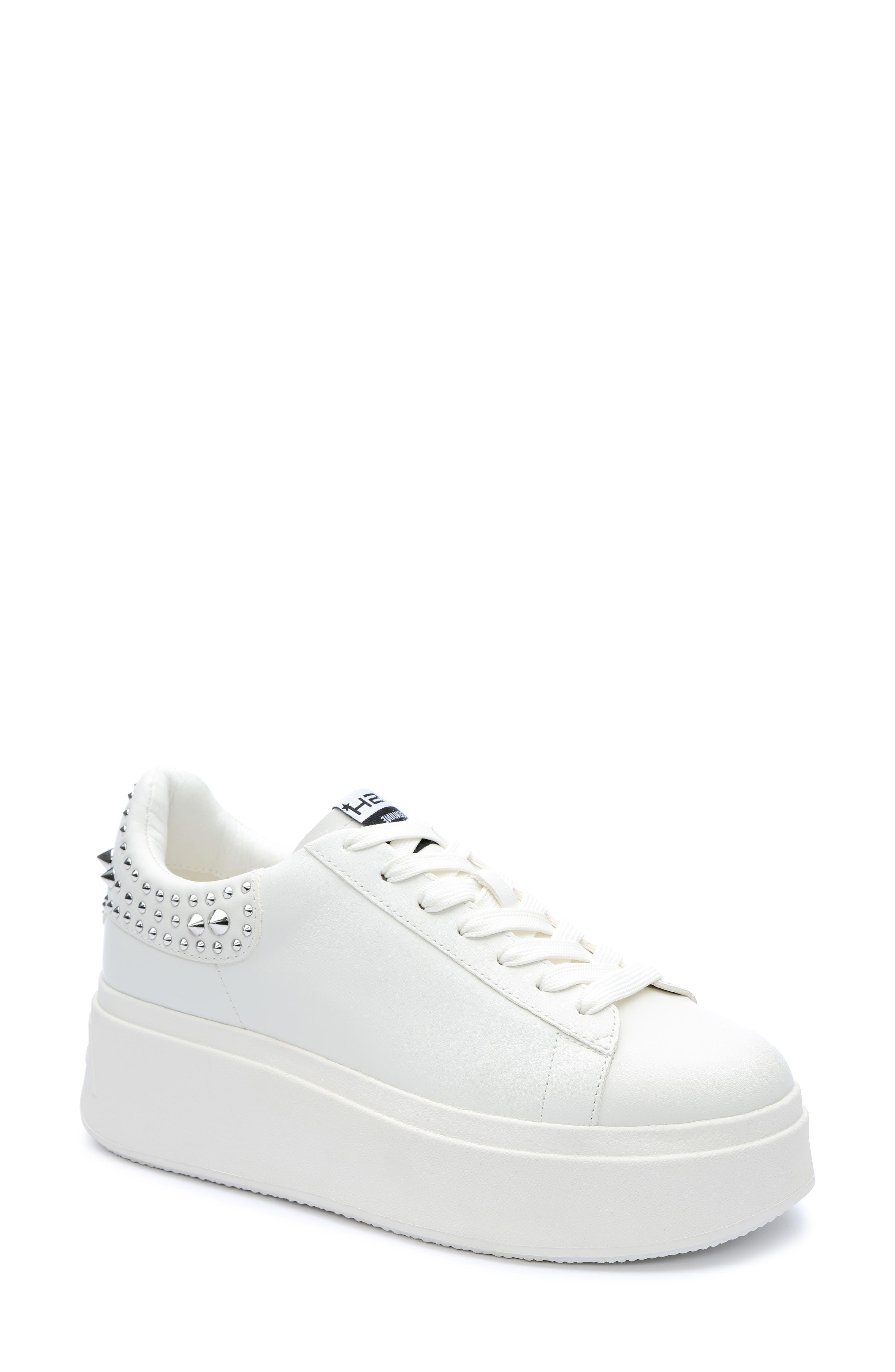 Ash Moby Studs Platform Sneaker in White | Lyst