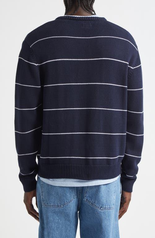Noah noah nyc cotton sweater ネイビー　xsサイズ Noah noah nyc cotton sweater ネイビー xsサイズ - メルカリ