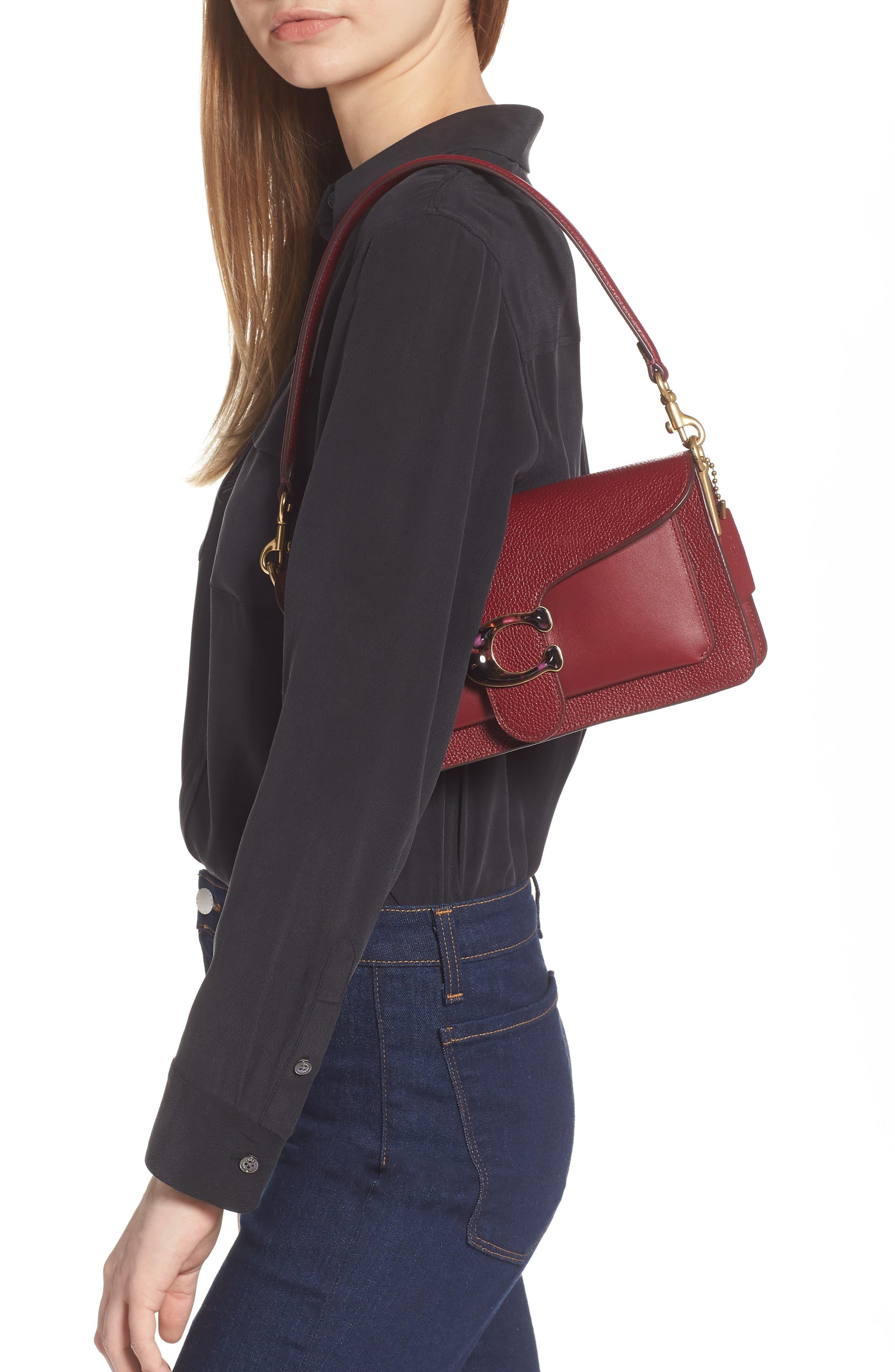 coach tabby 26 deep red