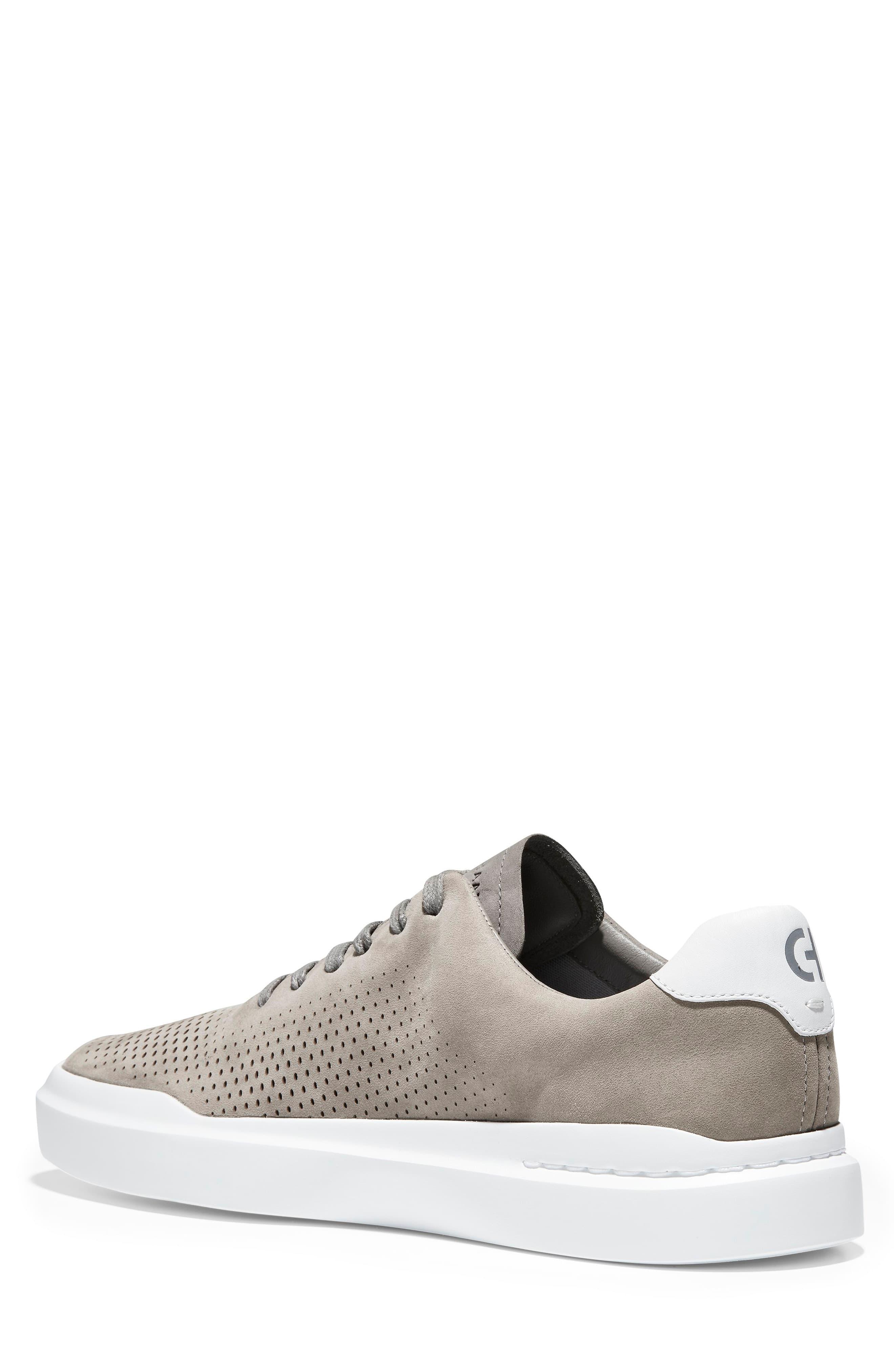 cole haan grandpro perforated low top sneaker