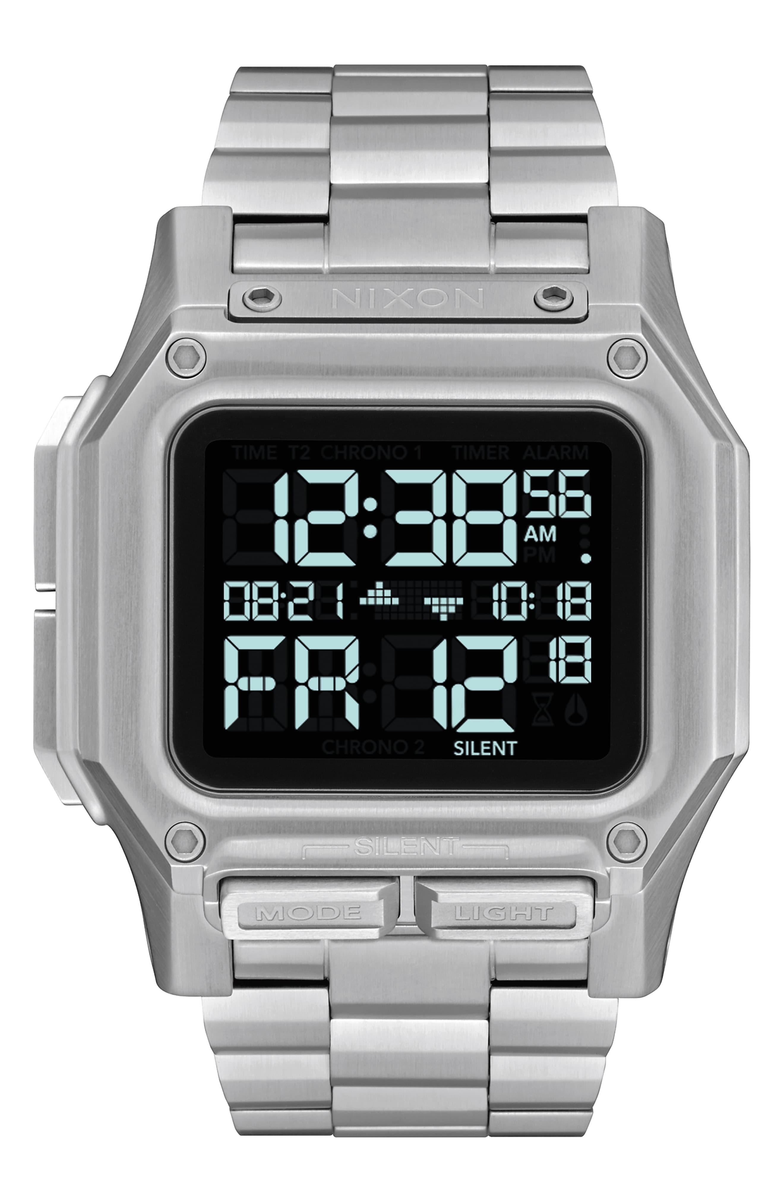 how to set a nixon digital watch