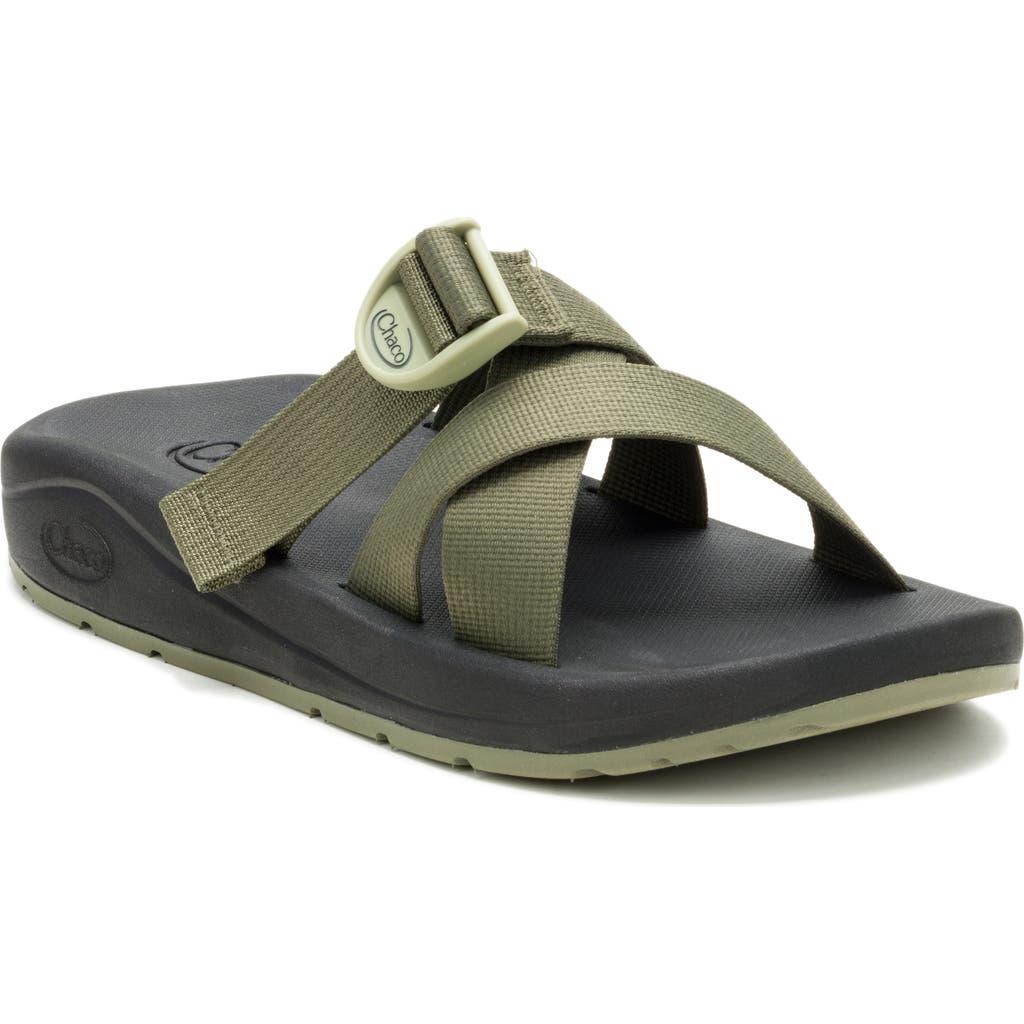 Sandal Store Dsw Chaco Sandals Chaco Cushz Slide Sandal In Green