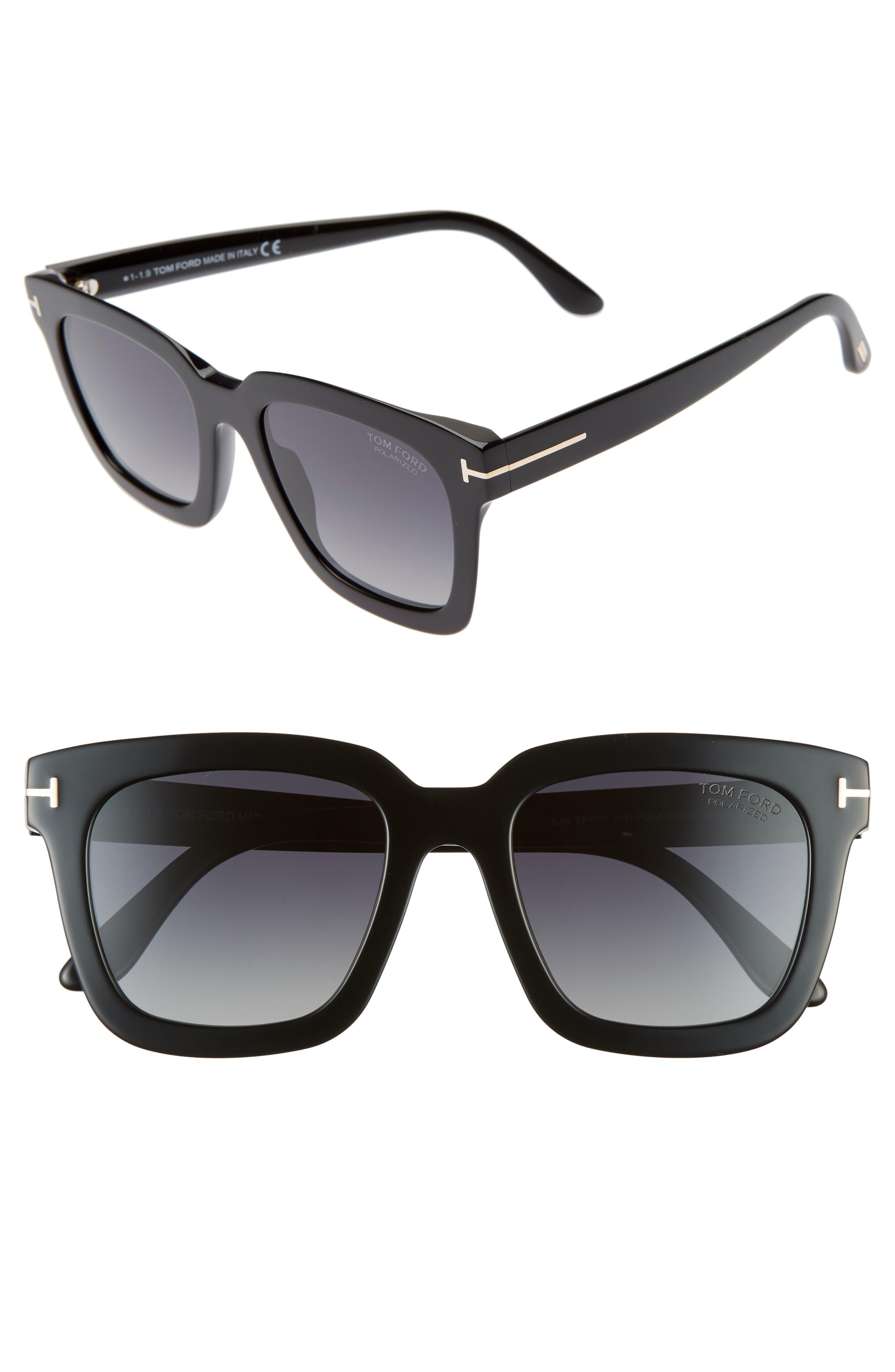 tom ford sari 52mm square sunglasses