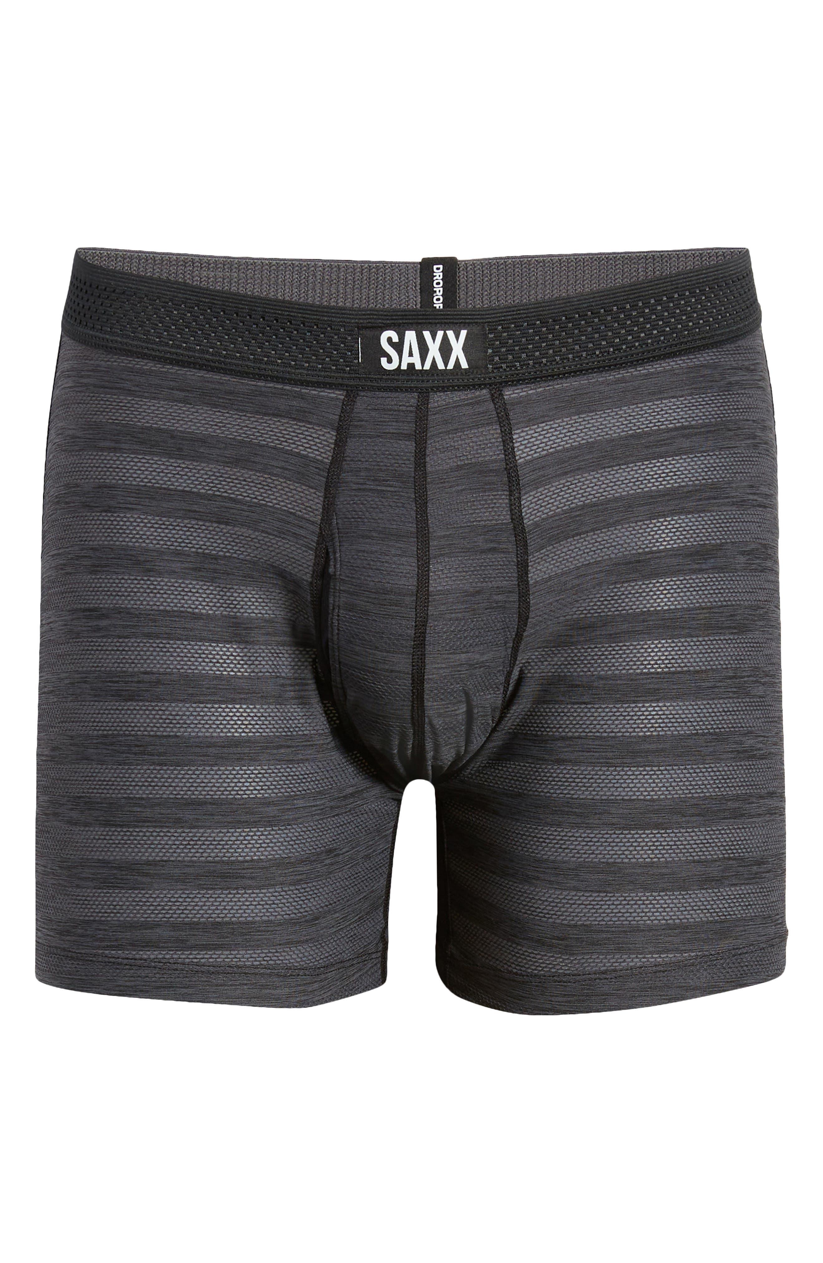 Saxx Underwear Co. Hot Shot Stripe Performance Boxer Briefs in