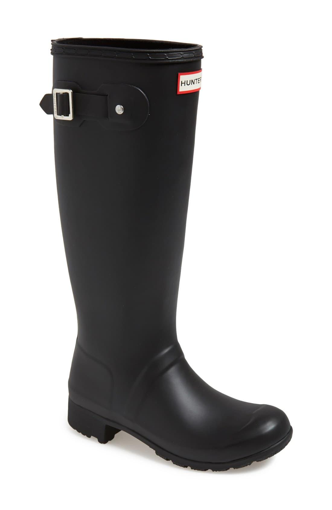 tour packable waterproof rain boot hunter