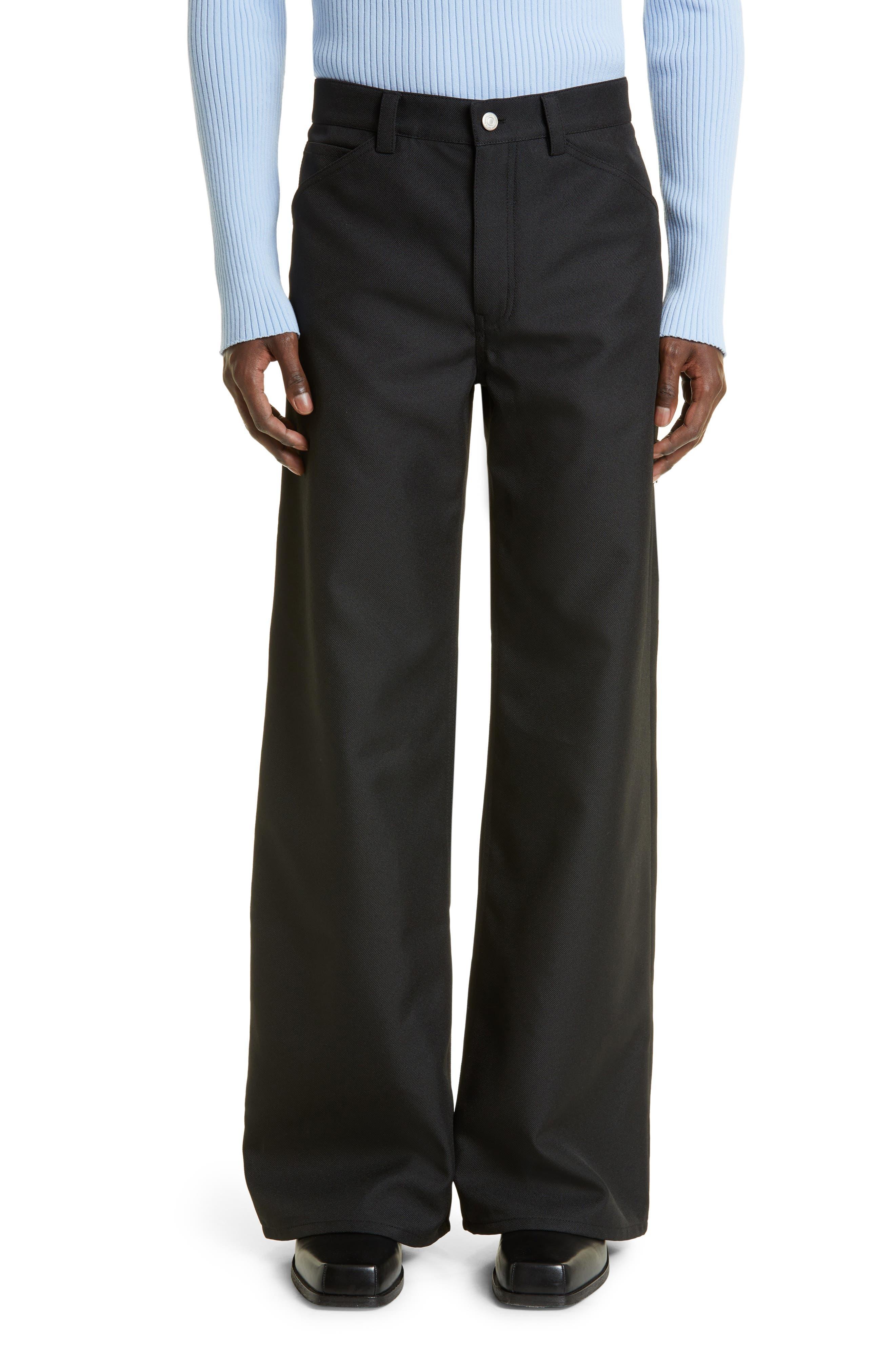 Courreges baggy Twill Carpenter Pants in Gray for Men Lyst