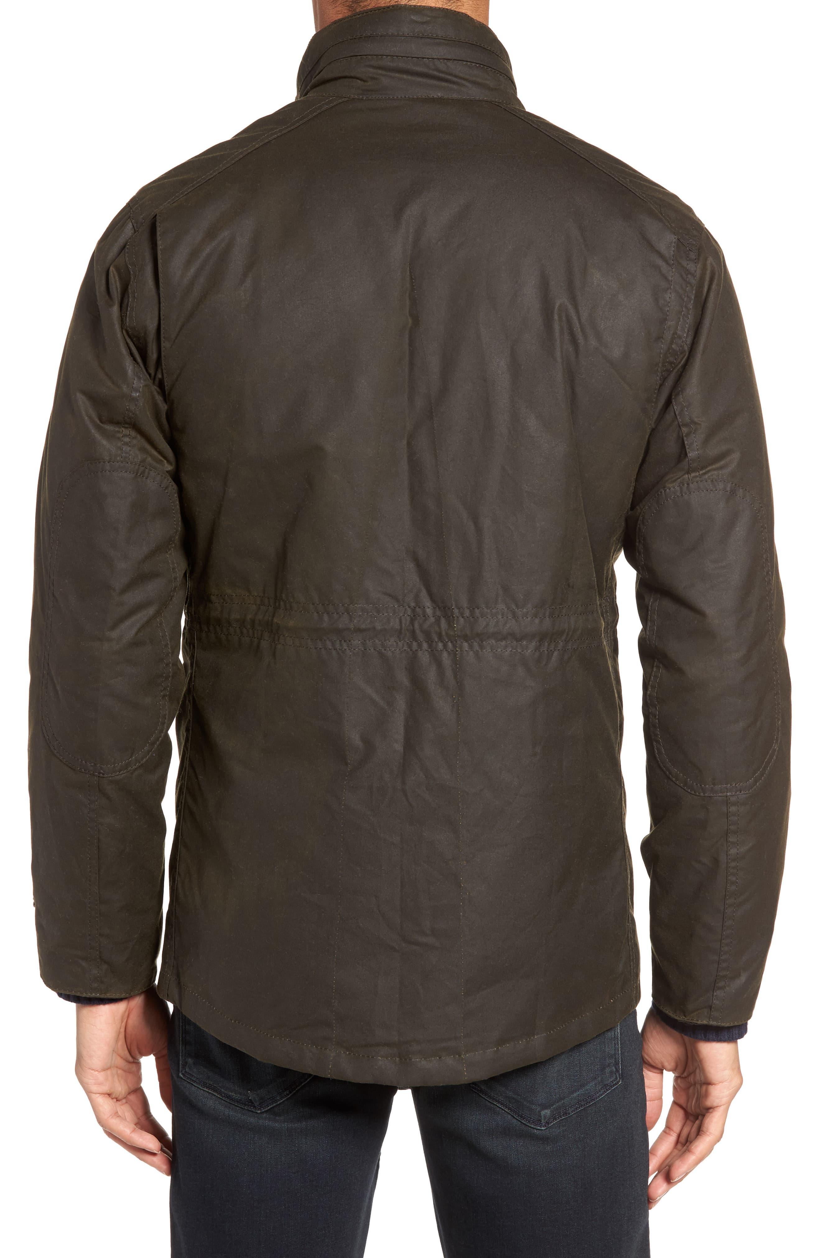sapper regular fit weatherproof waxed cotton jacket