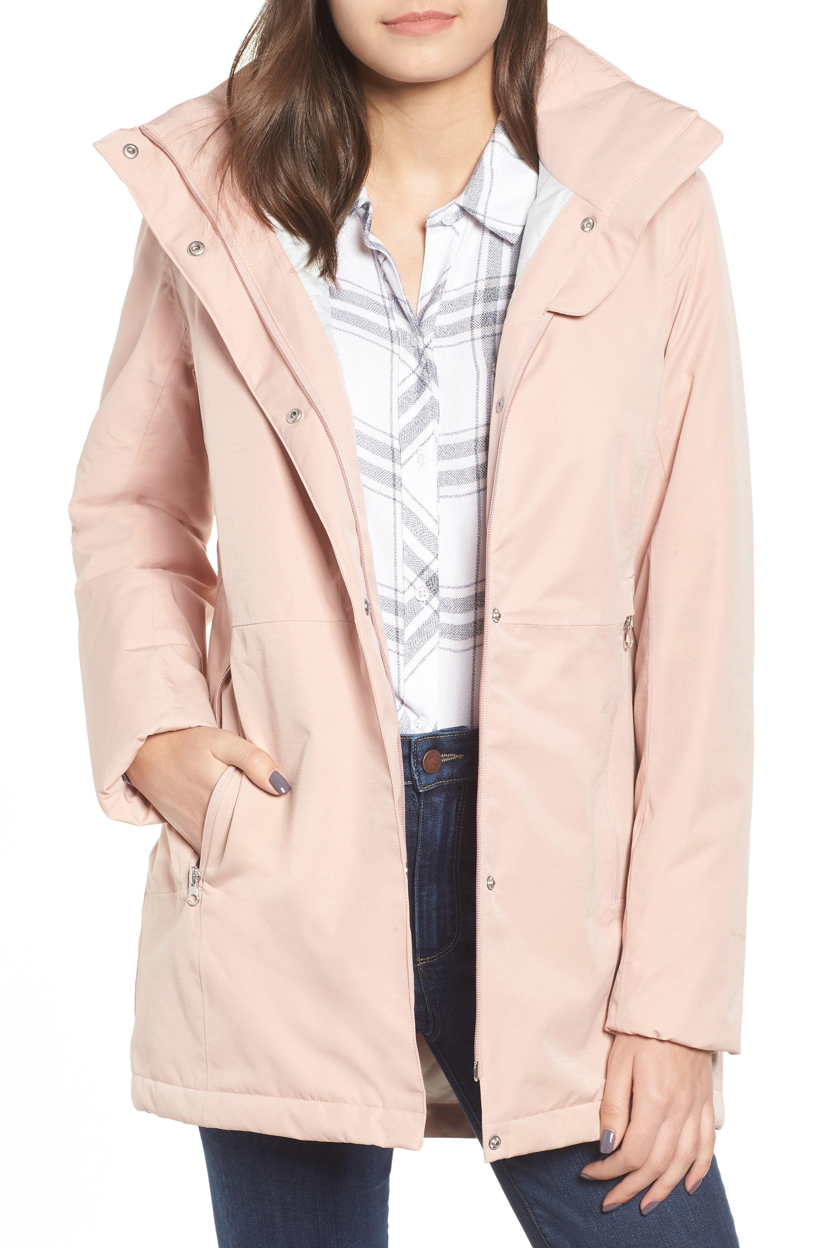 The North Face Ancha Hooded Waterproof Parka in Pink Lyst