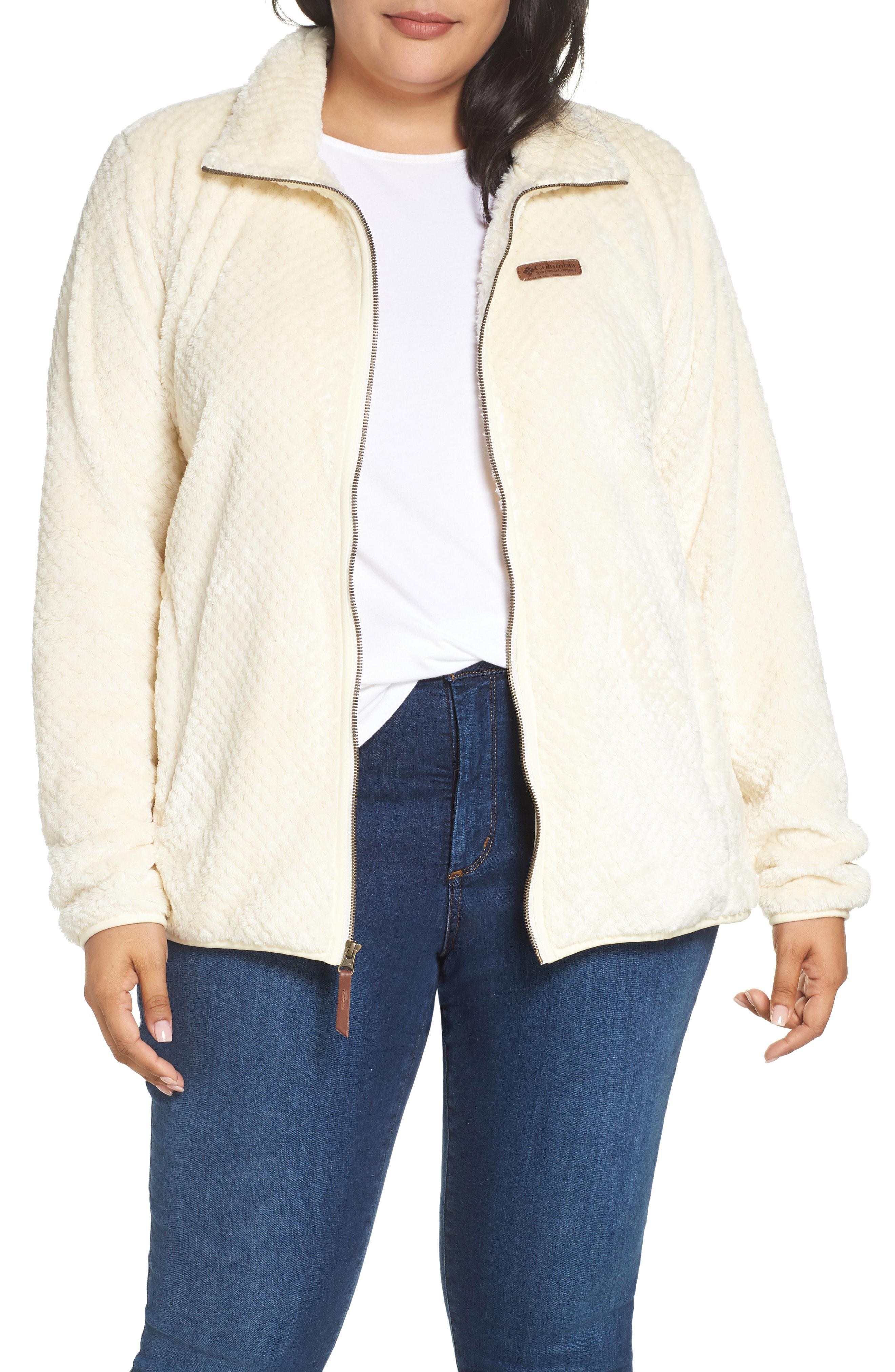 Columbia Fireside Ii Fleece Jacket in Ivory (White) Lyst