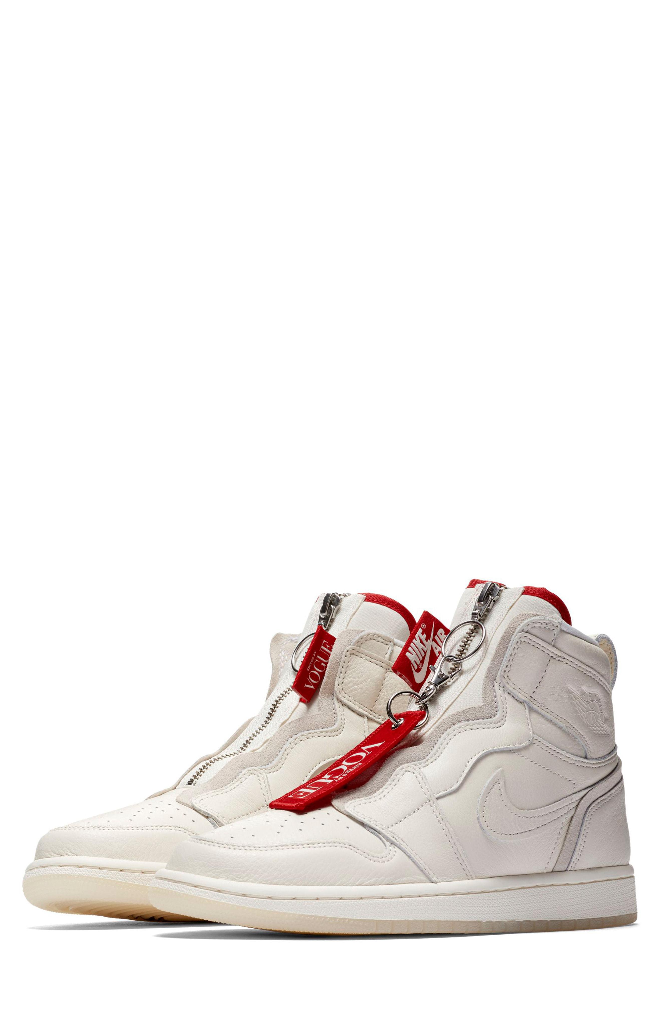 nike air jordan 1 zip high top sneakers