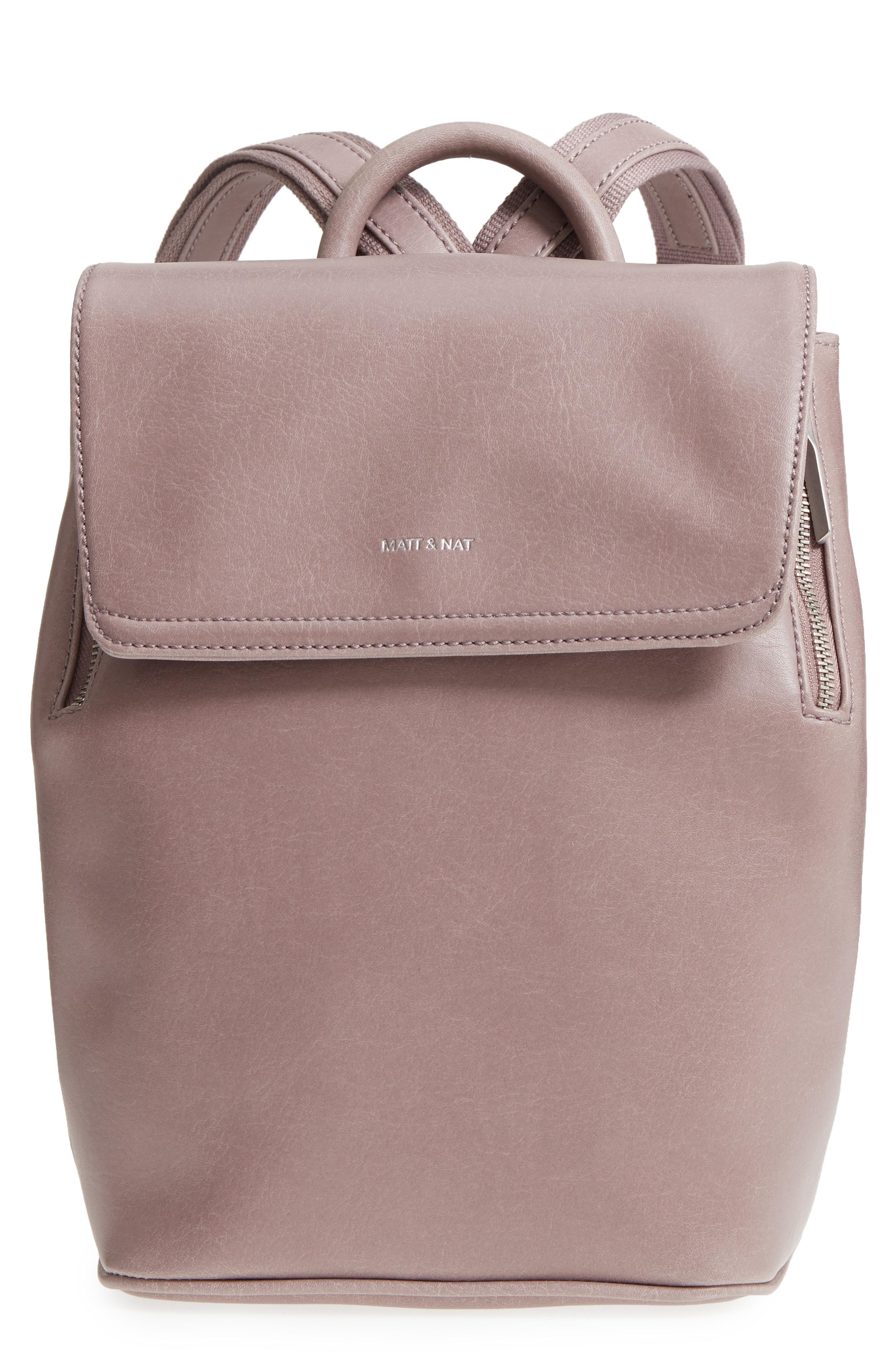 matt & nat fabi faux leather backpack