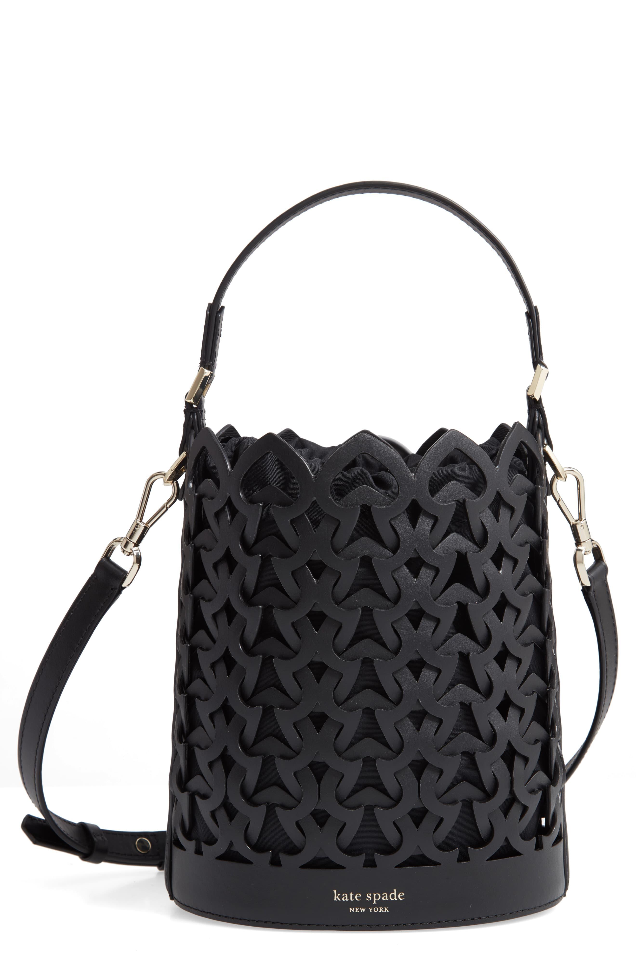 Kate Spade Small Dorie Leather Bucket Bag in Black Lyst