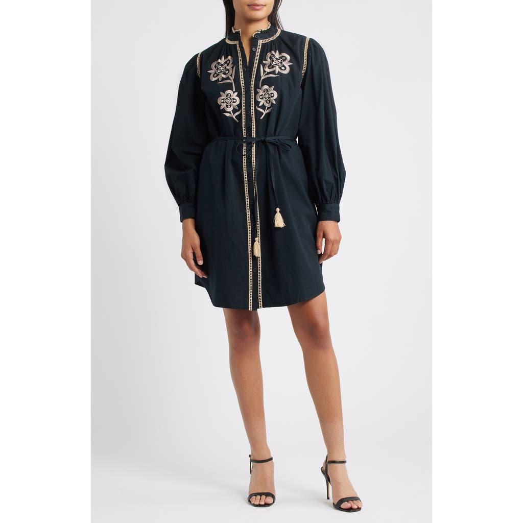 chinese dress ladies LONG SLEEVE PRINTED ORGANZA SHIRT DRESS  JULIA JORDAN