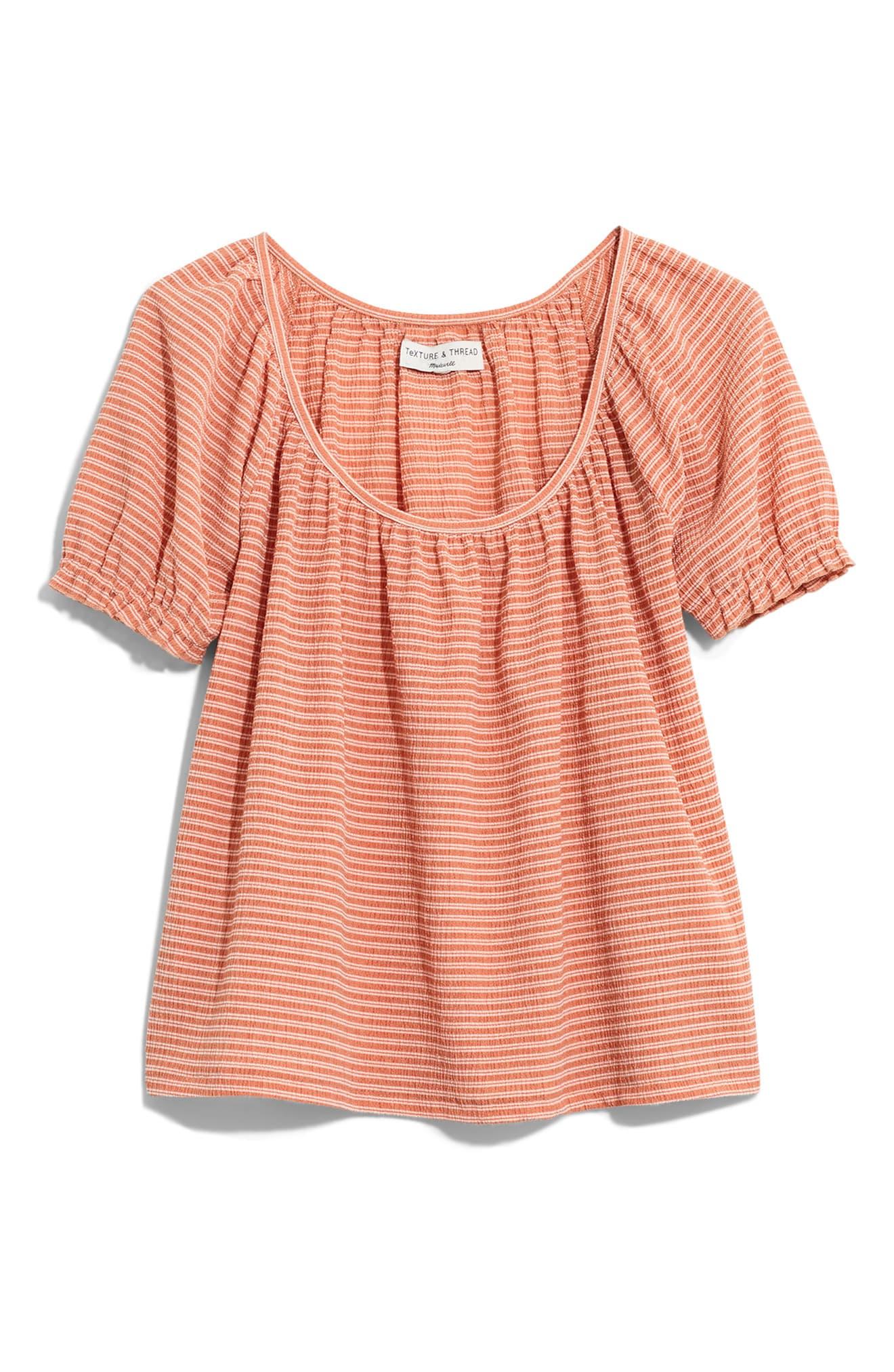 texture & thread peasant top