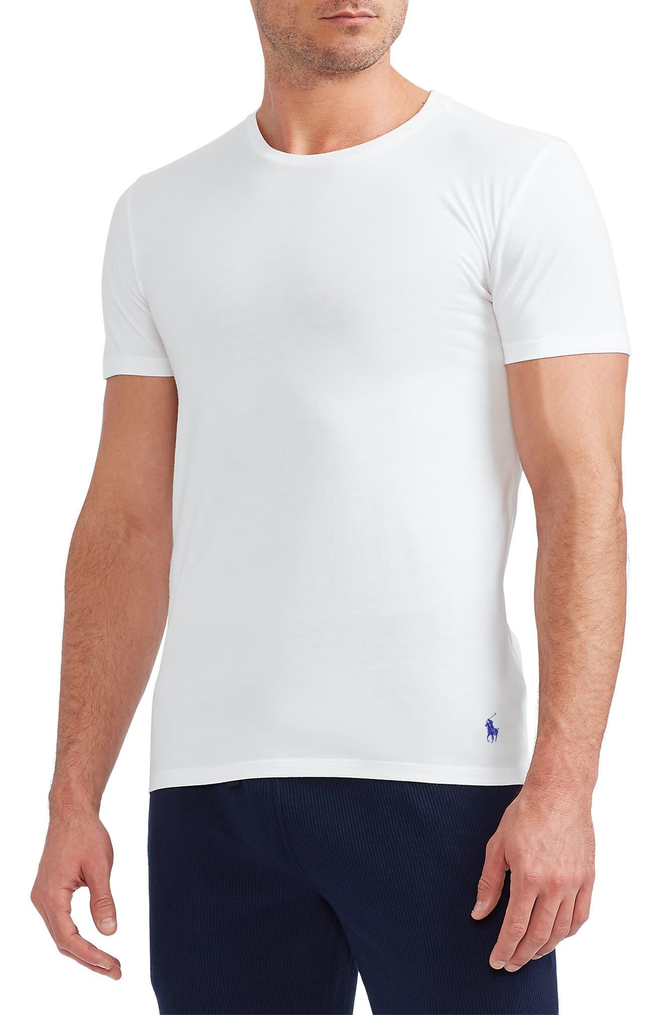 Polo Ralph Lauren 3-pack Slim Fit Crewneck T-shirt in White for Men | Lyst