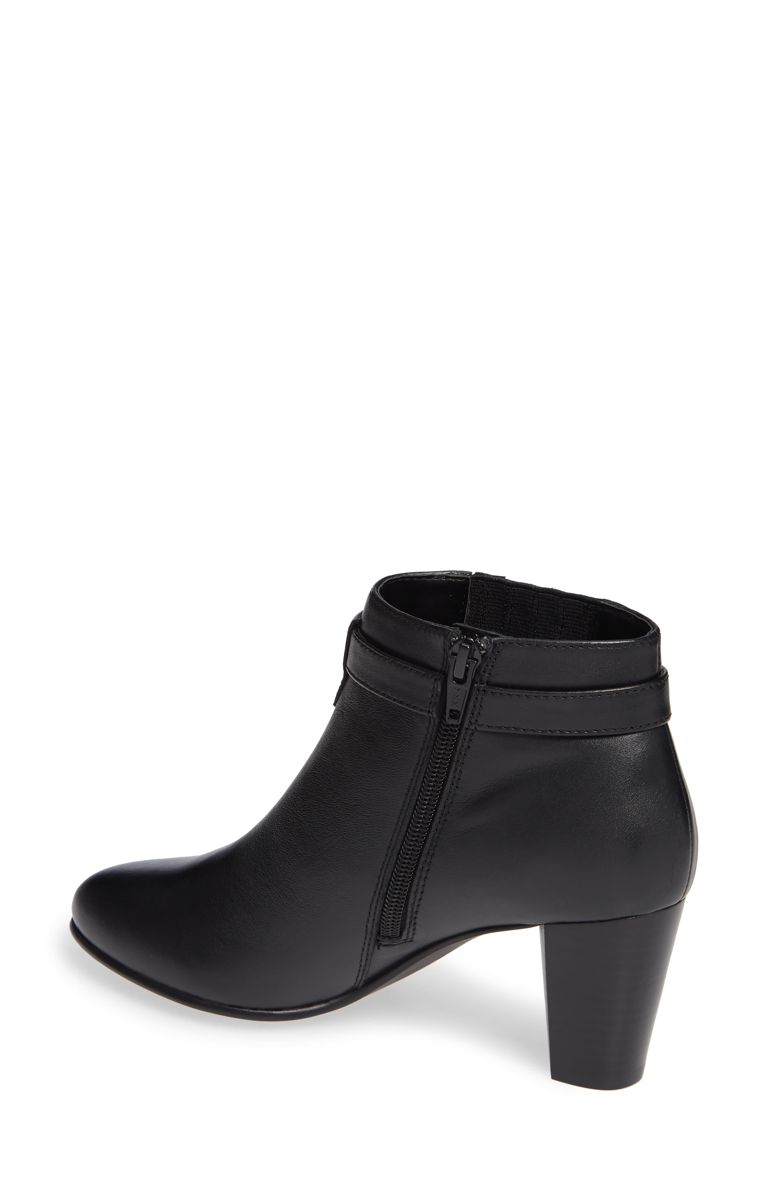 David Tate Opal Bootie in Black Leather 