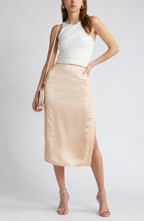 Pencil Skirts Mid Length Satin Skirts Nordstrom Open Edit Lace