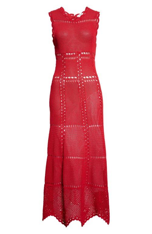 open lace back dress Just A Dream Red Ditsy Floral Babydoll Dress, Medium - The Mint Julep Boutique main image 0