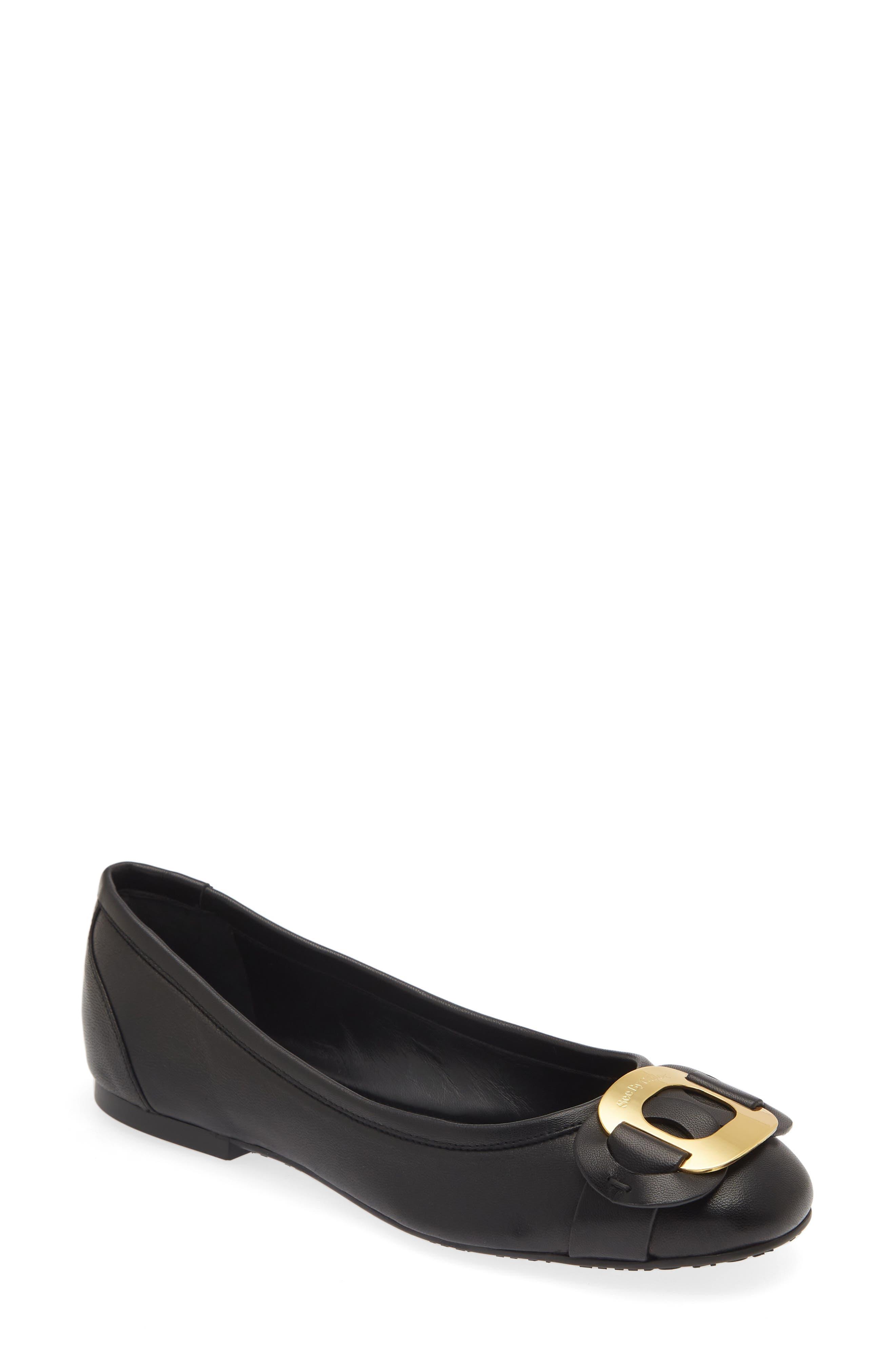 See By Chloé Chany Flat in Black | Lyst