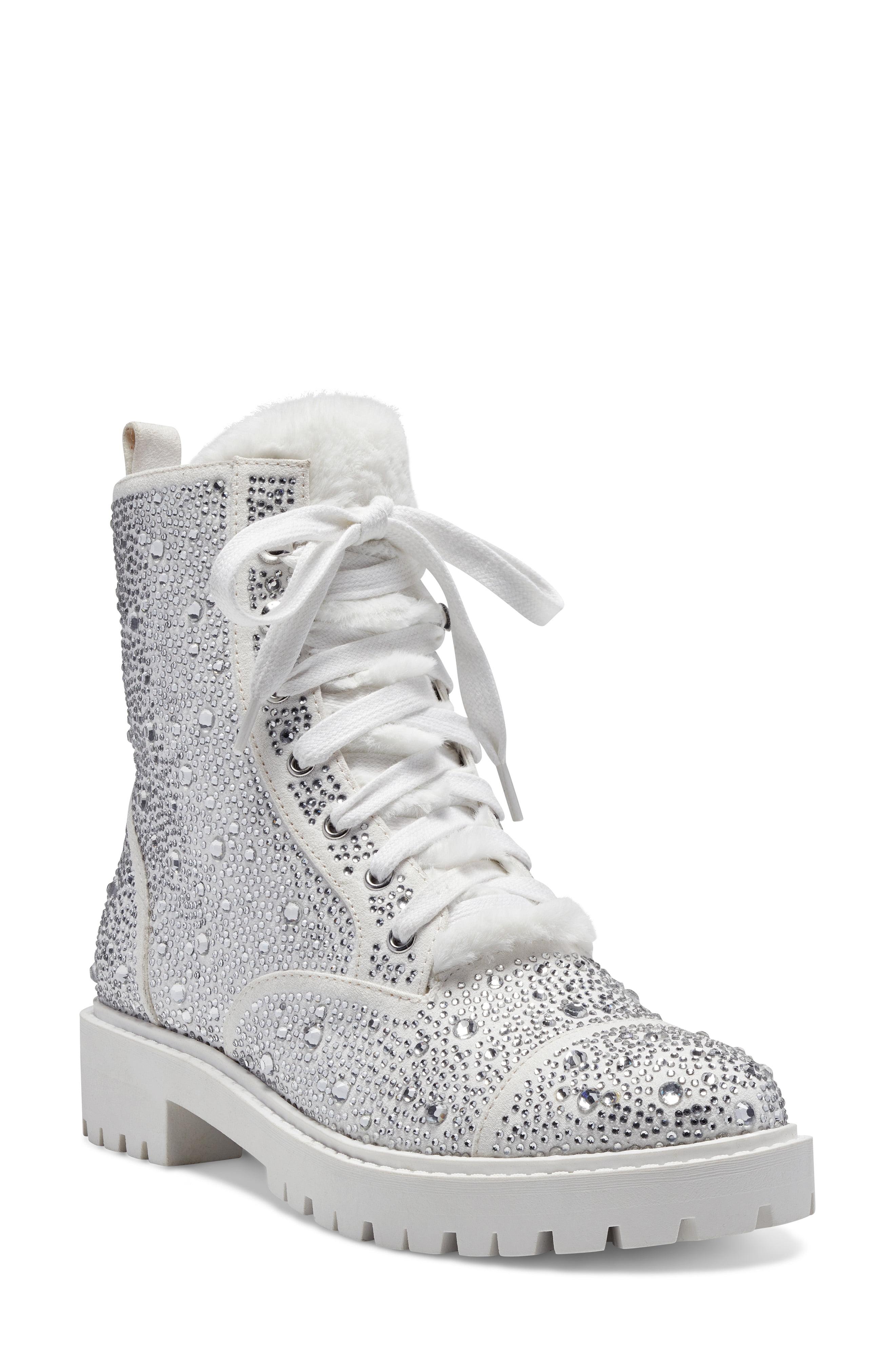 jessica simpson white boots