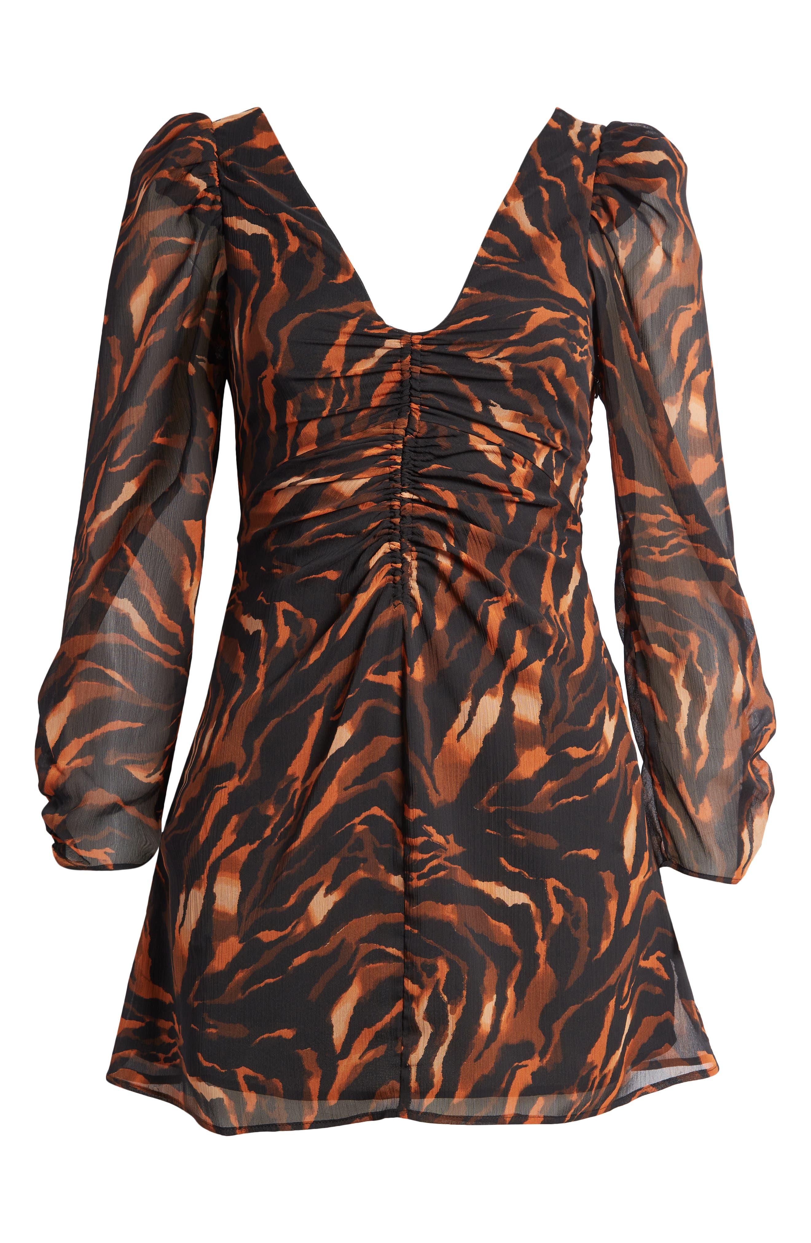 Tiger dress cheap topshop