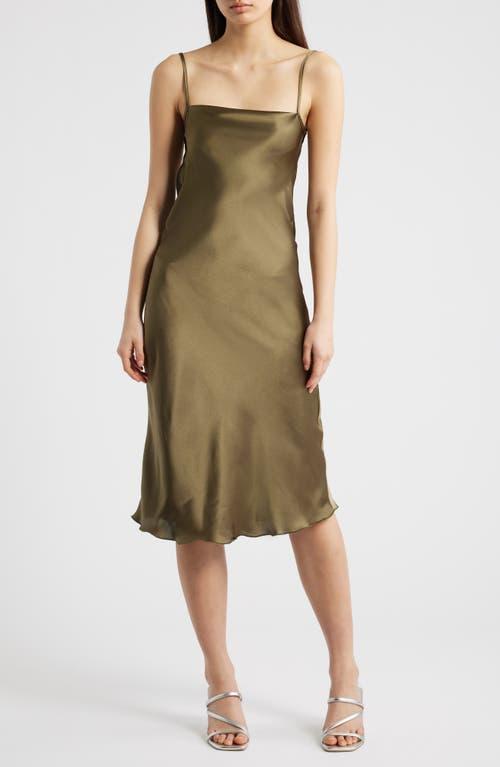 green leopard print midi dress Rent Whistles Green Leopard Printed Midi Dress main image 1