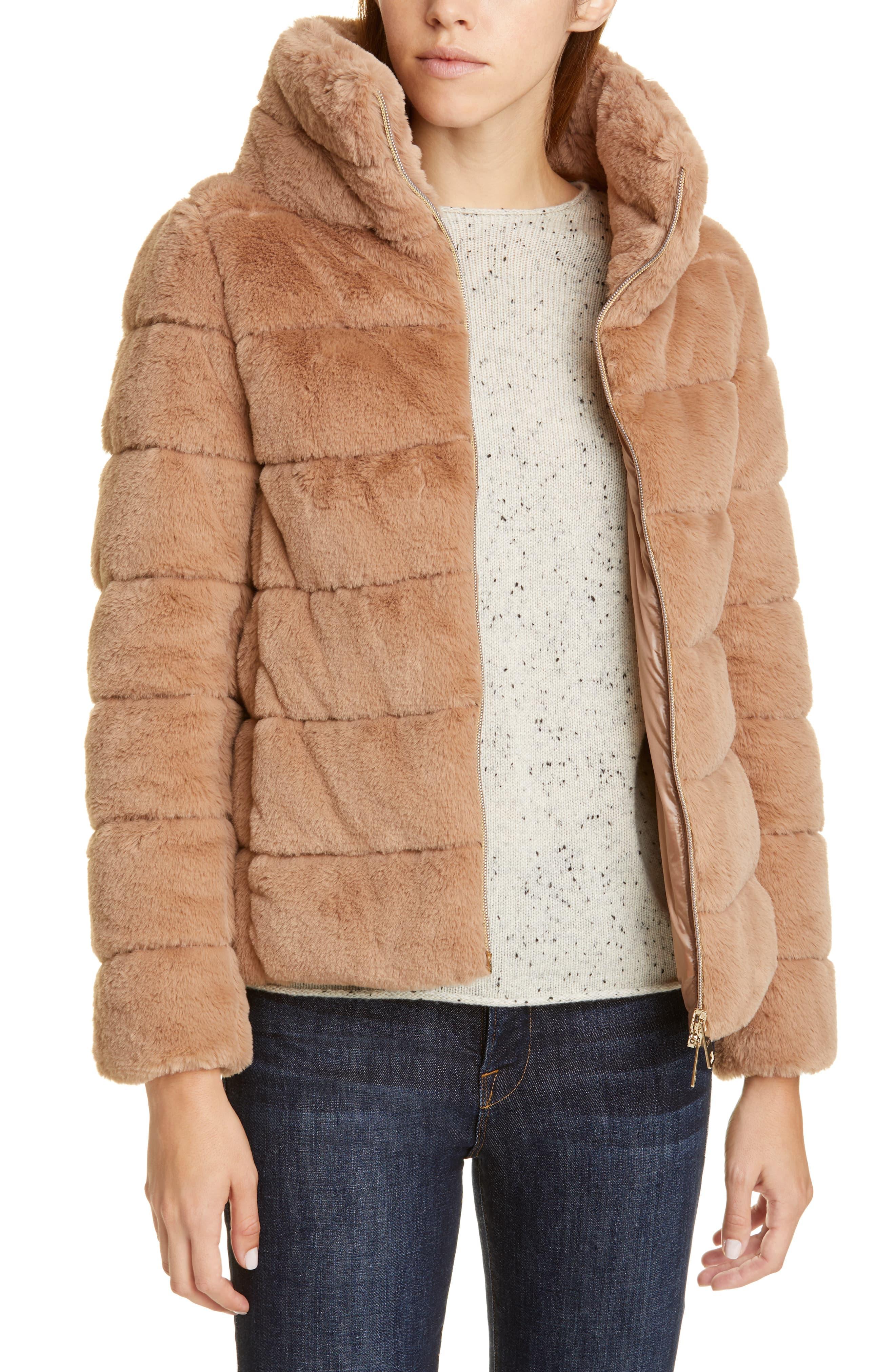 Herno Quilted Down Faux Fur Puffer Jacket - Lyst