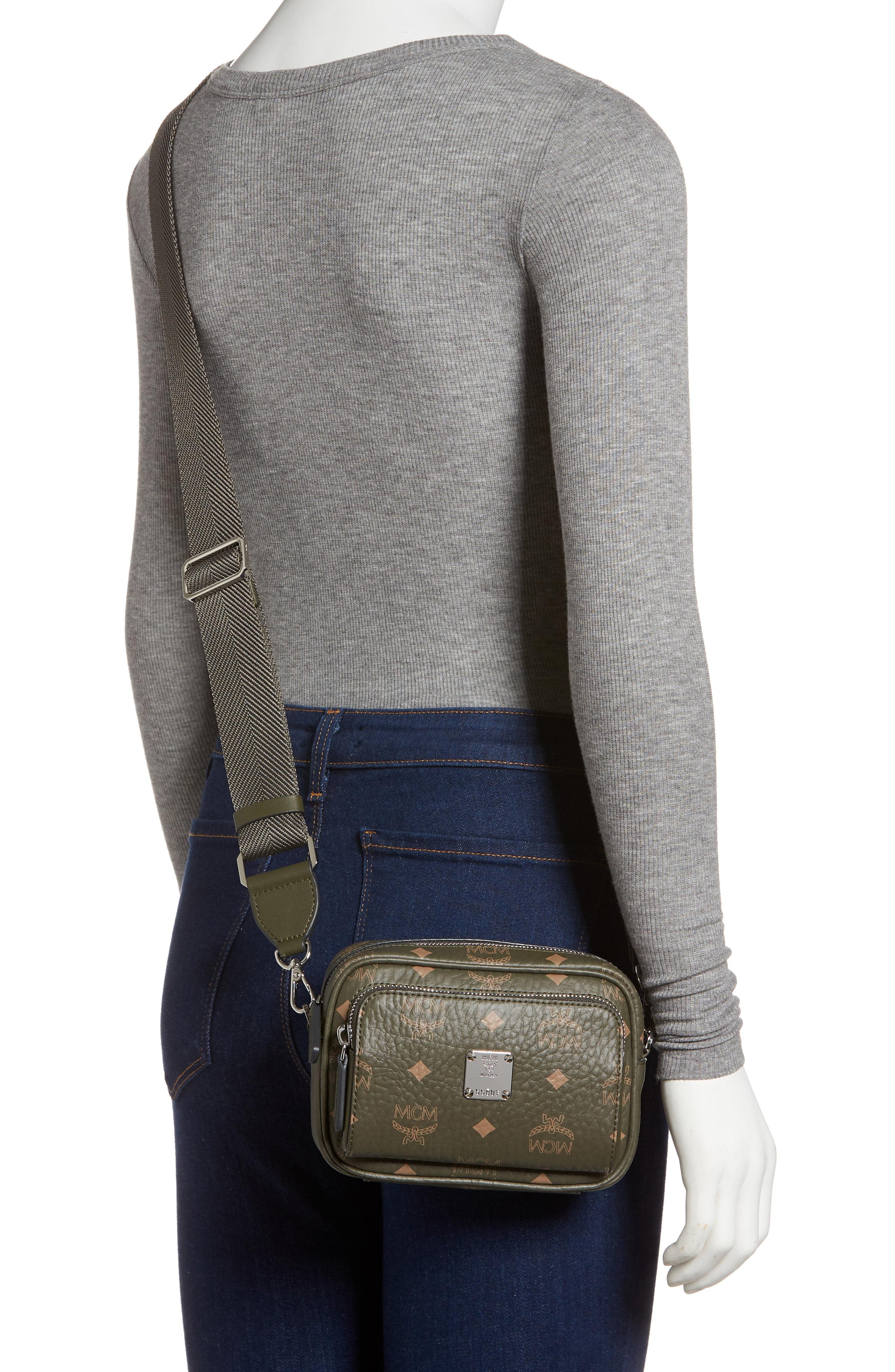 MCM Xmini Klassik Visetos Convertible Crossbody Bag for Men Lyst