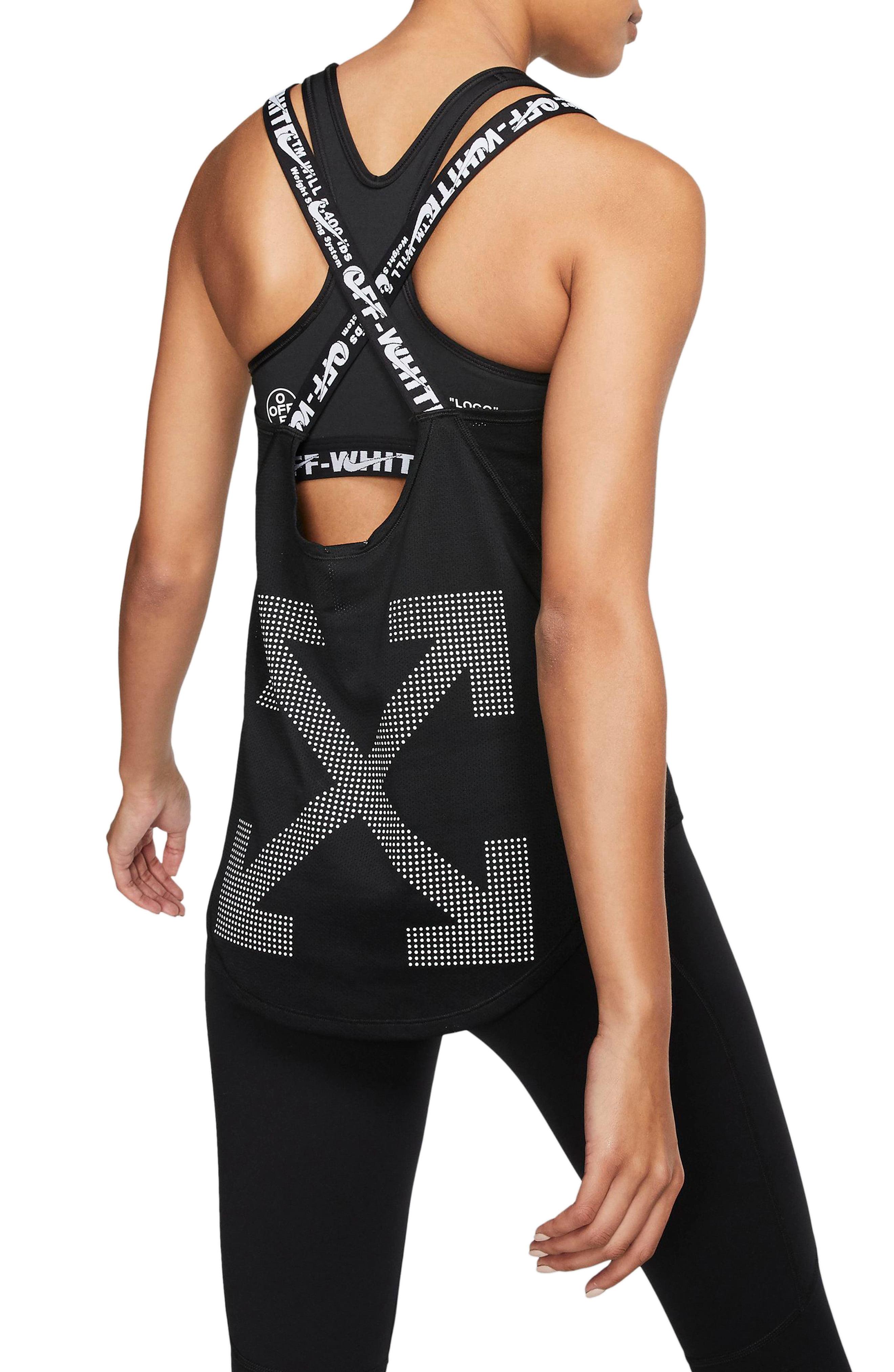 nike off white running tank