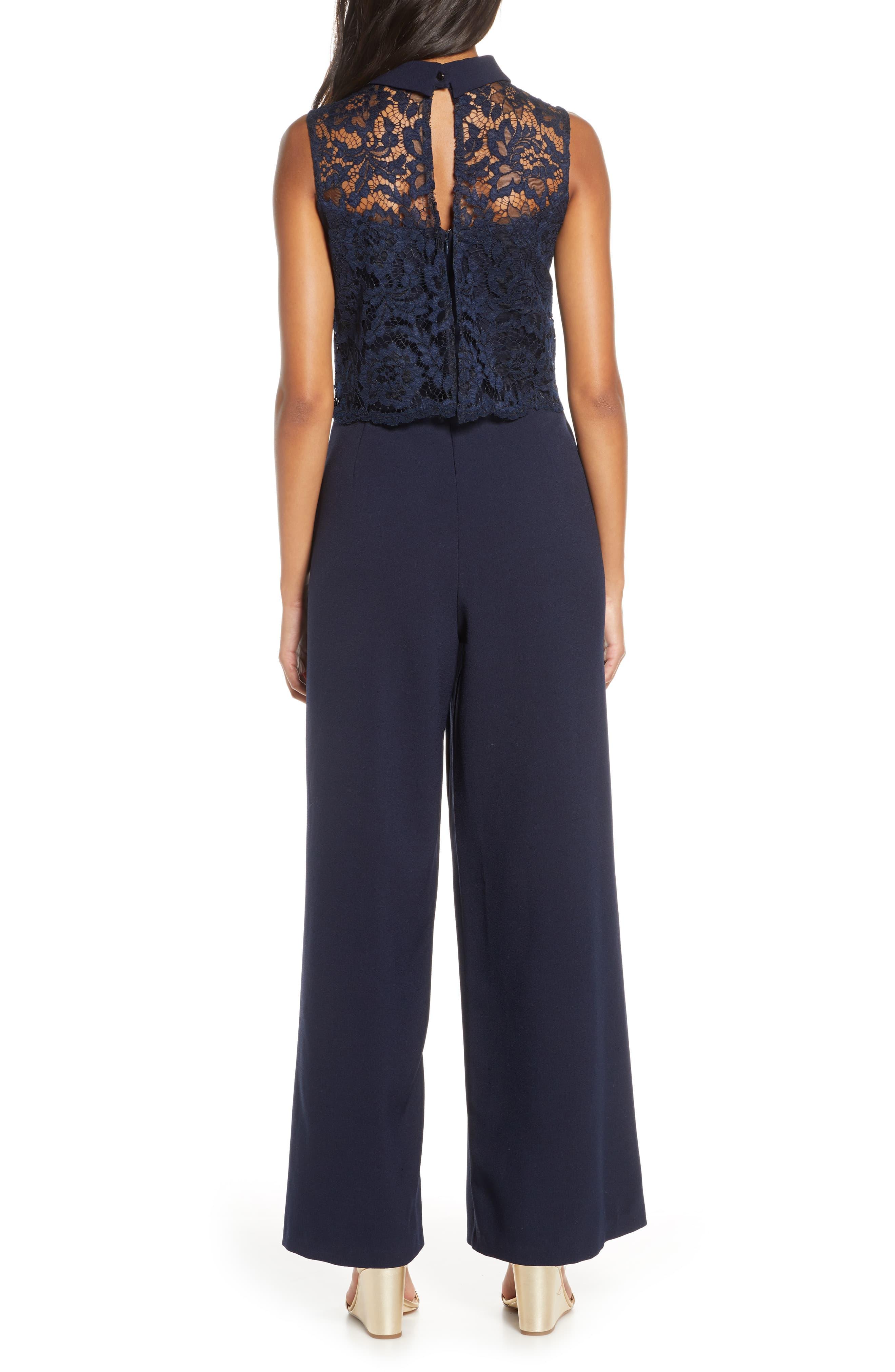 julia jordan lace jumpsuit