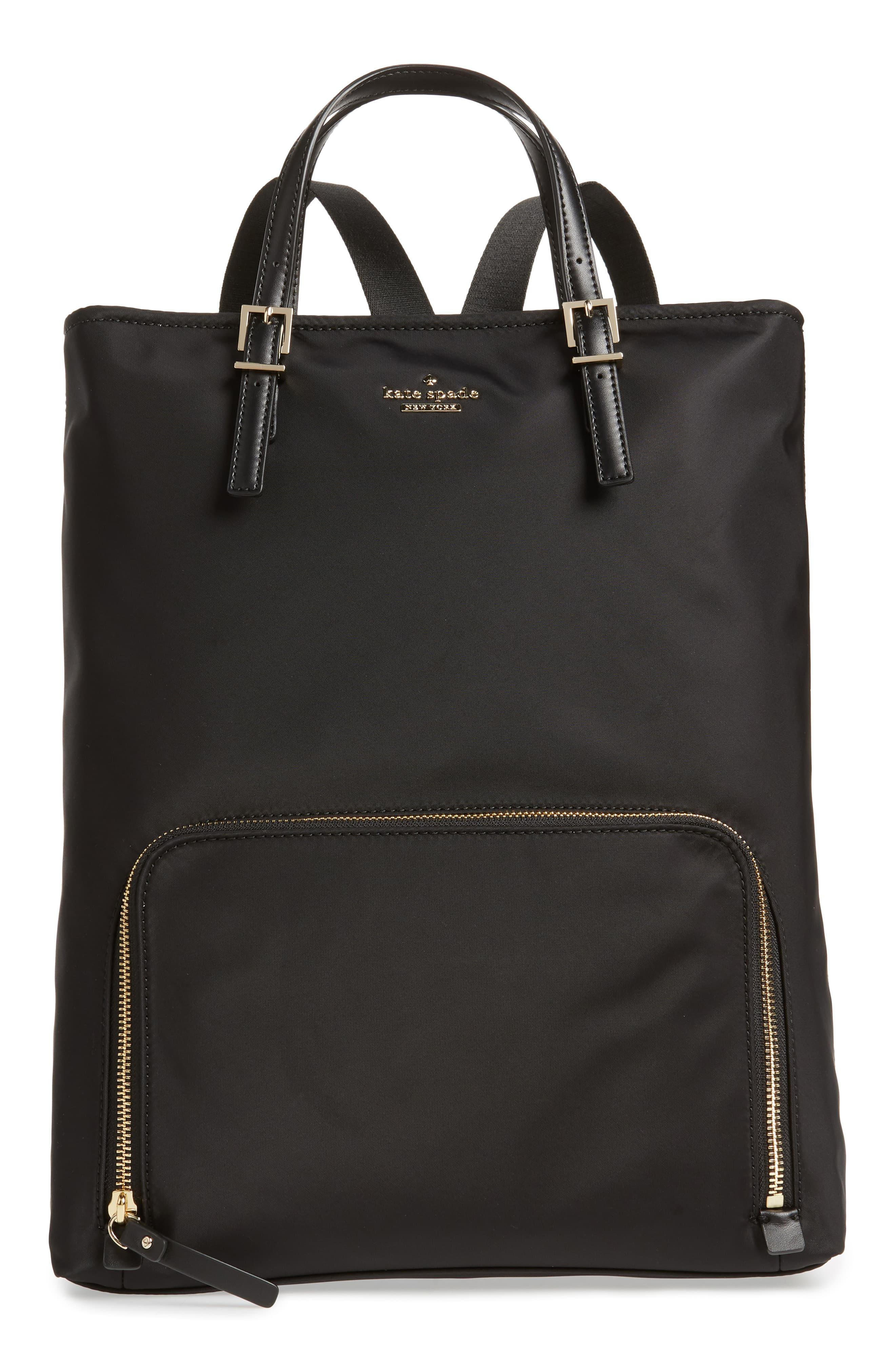 Kate Spade Convertible Nylon Backpack in Black Lyst