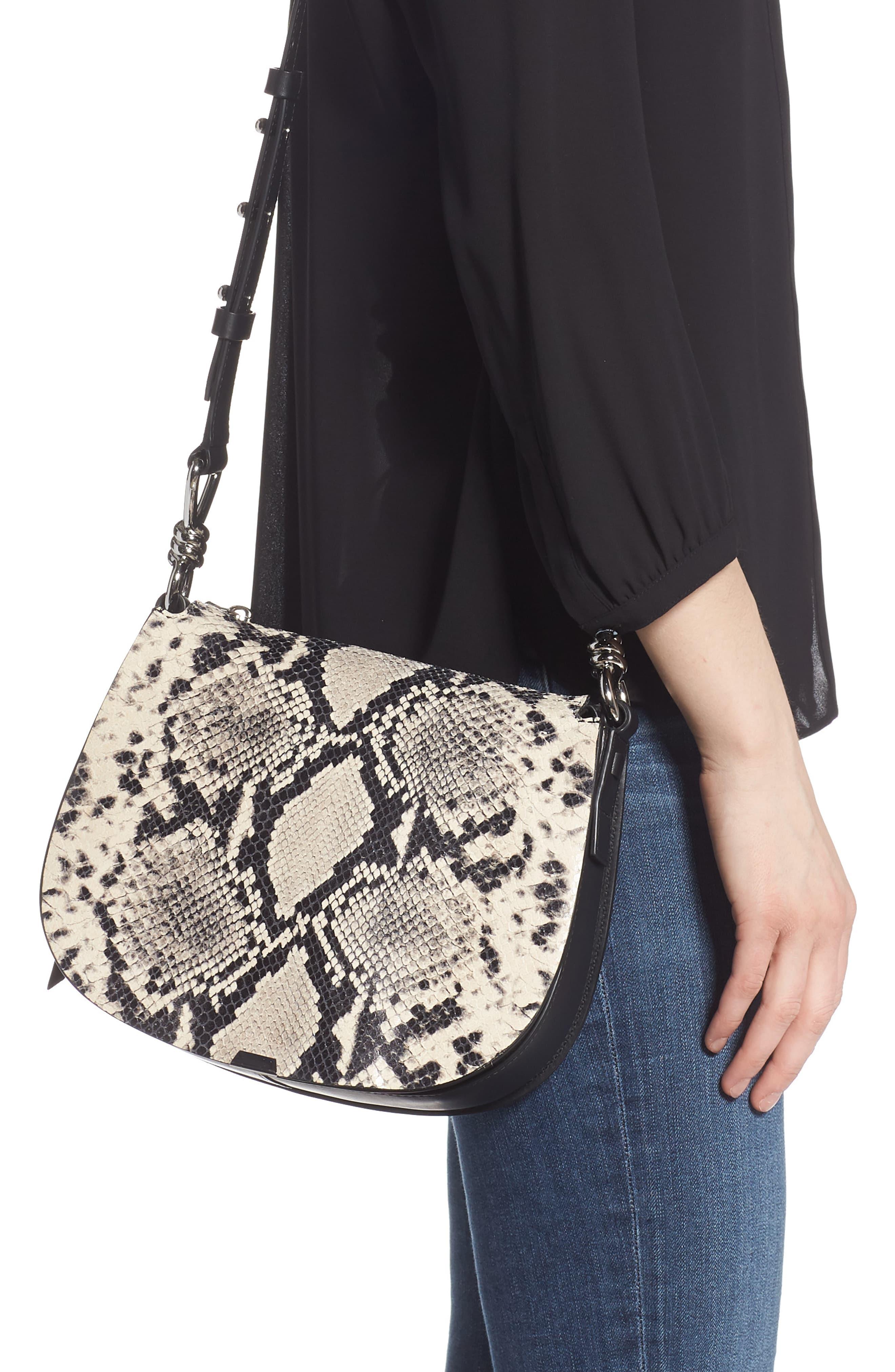 snakeprint crossbody