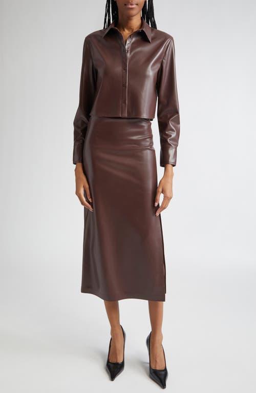 【LOULOUSEOUL】Olivia Shirring Midi Skirt (Brown) Olivia Shirring Midi Skirt (Brown) - LOULOUSEOUL