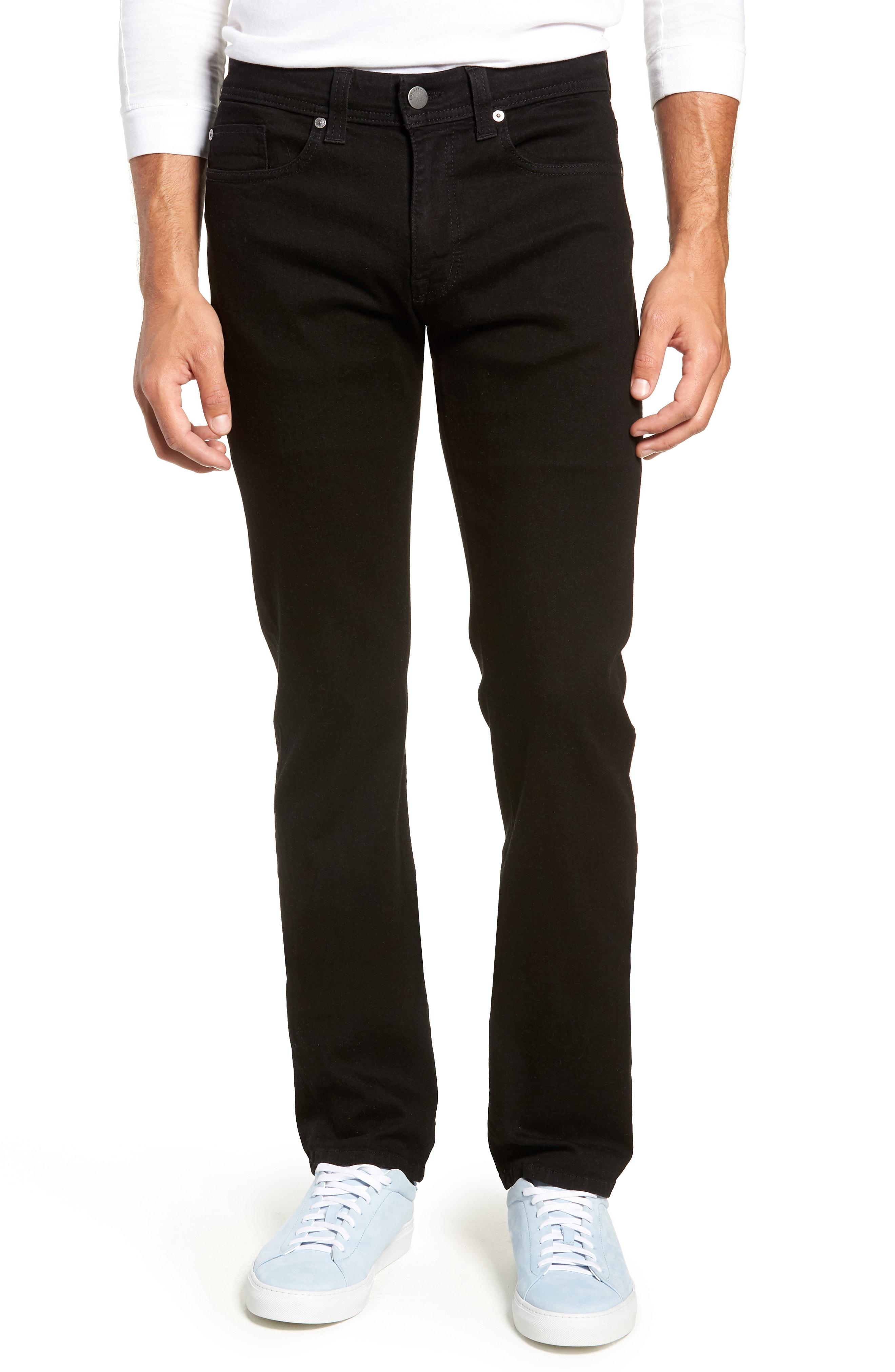 Fidelity Denim Jimmy Slim Straight Leg Jeans in Black for Men - Lyst