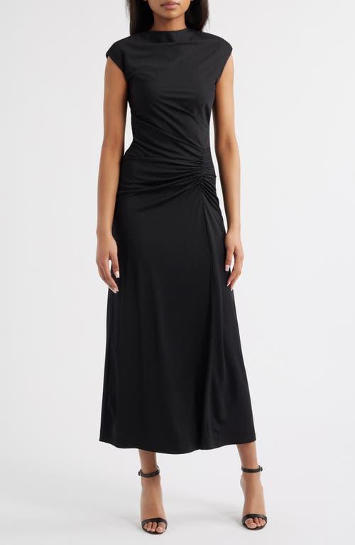nikki lund marilyn ruched knit dress Nikki Lund Marilyn Ruched Knit Dress - Black
