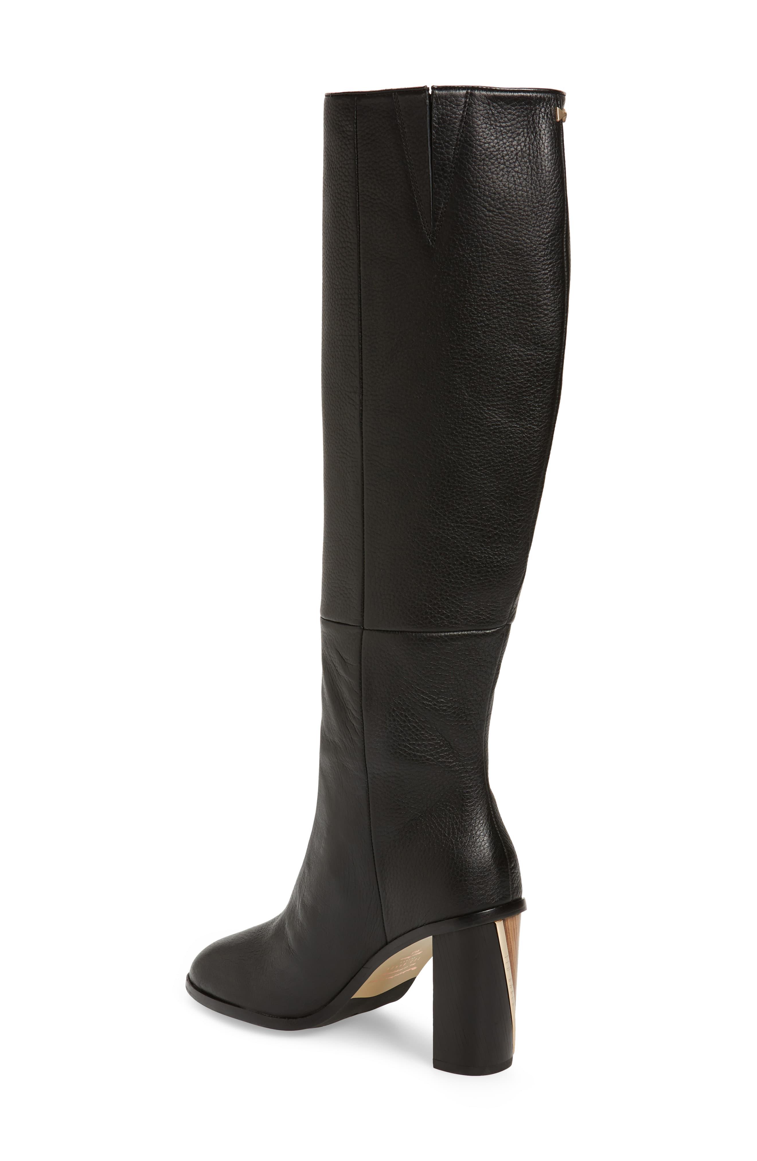 ted baker long black boots