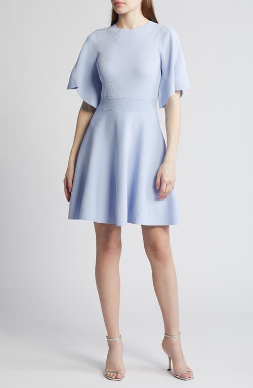 Ted Baker Olivia Rib Fit & Flare Dress in Blue | Lyst
