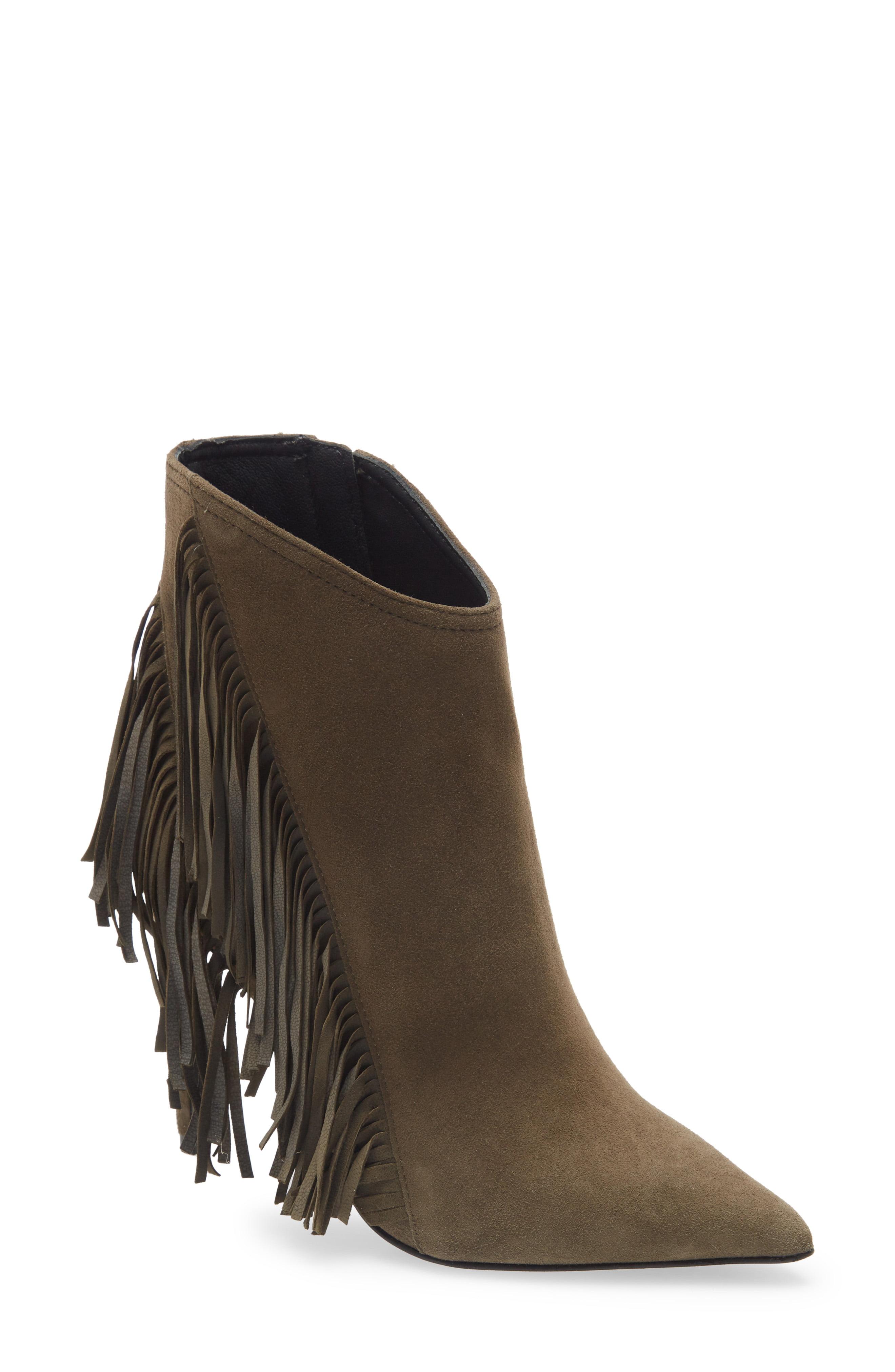 all saints fringe boots