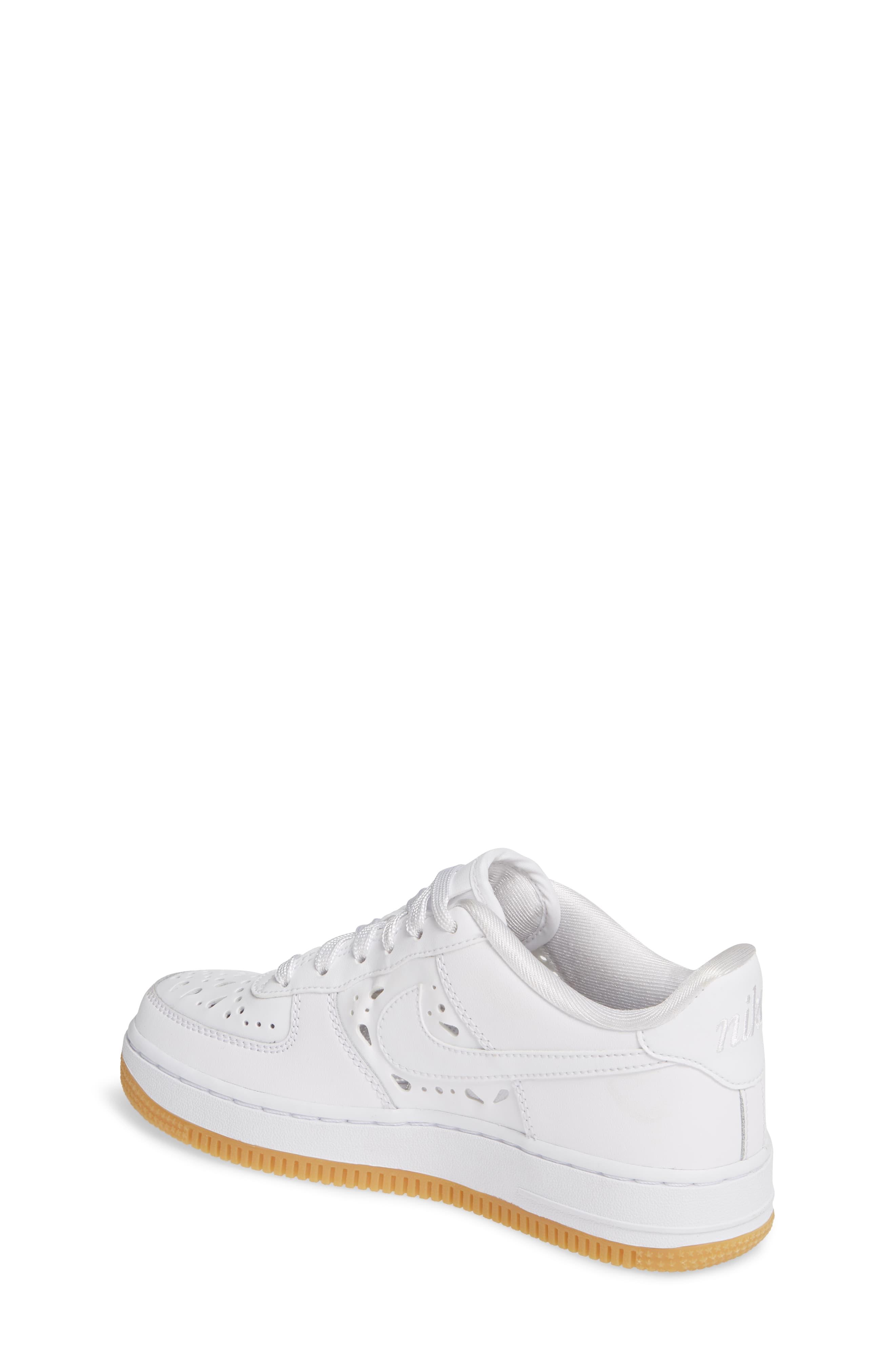 Air force 1 floral perforated sneaker Clearance