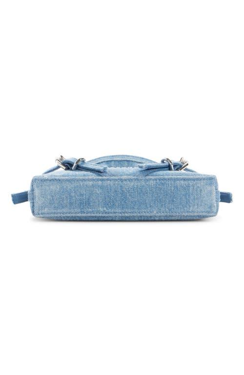 Givenchy Nano Voyou Denim Crossbody Bag in Blue | Lyst