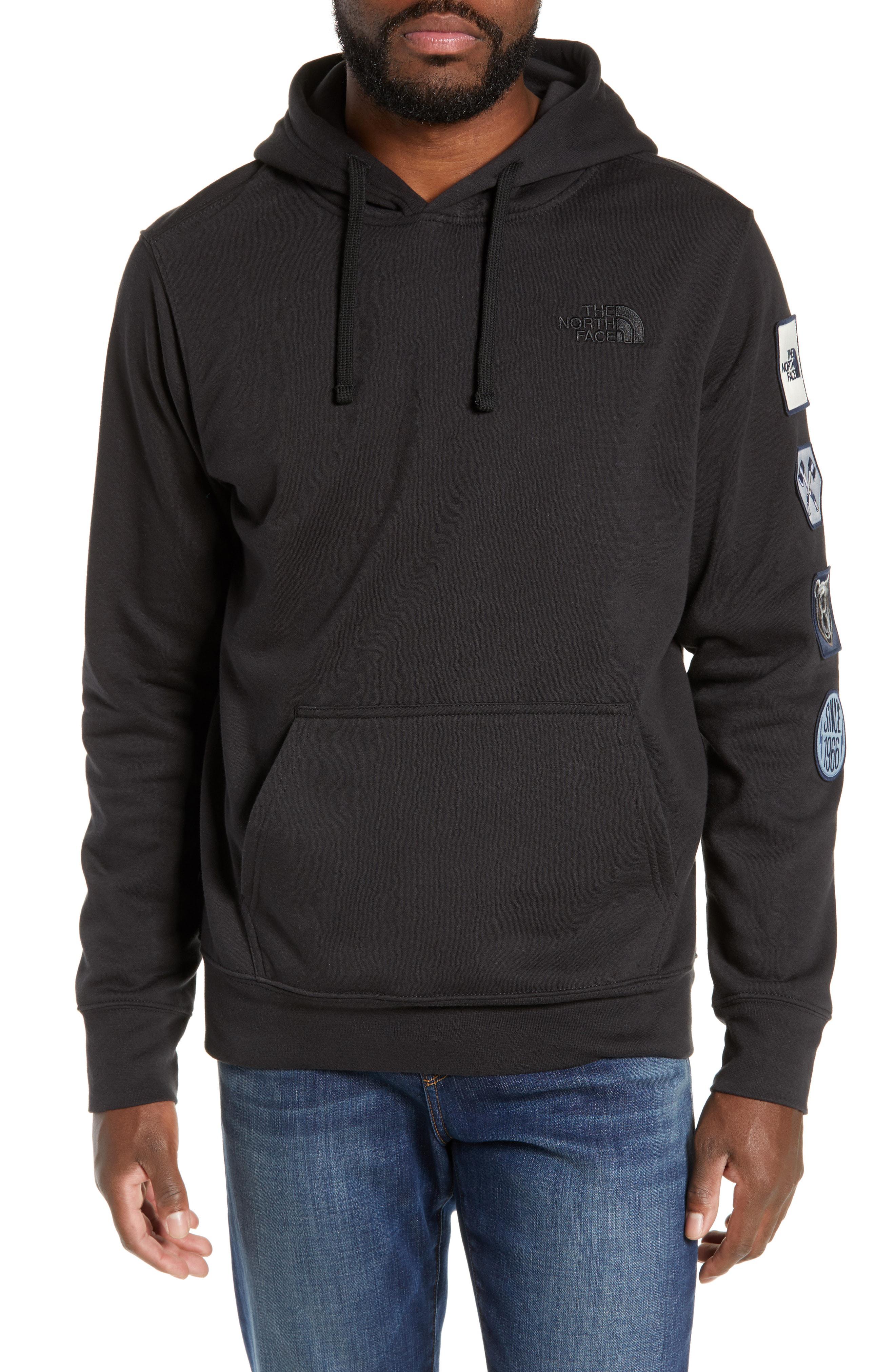 the north face men's urban patches hoodie